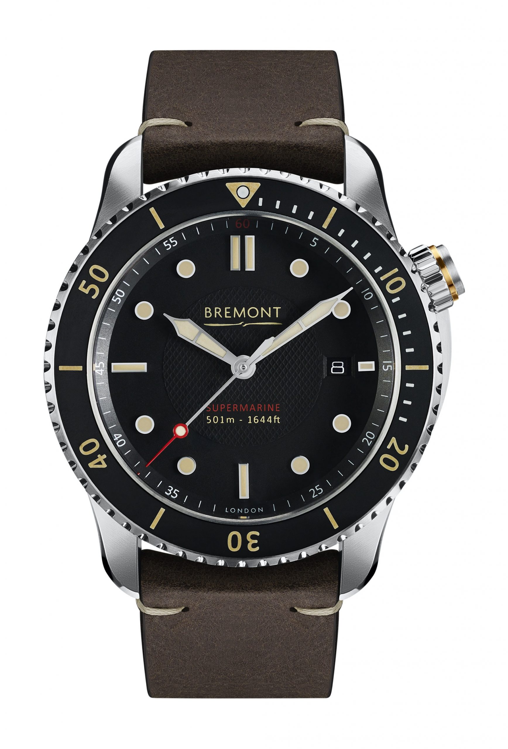 Bremont S501 luxury timepiece - detailed view