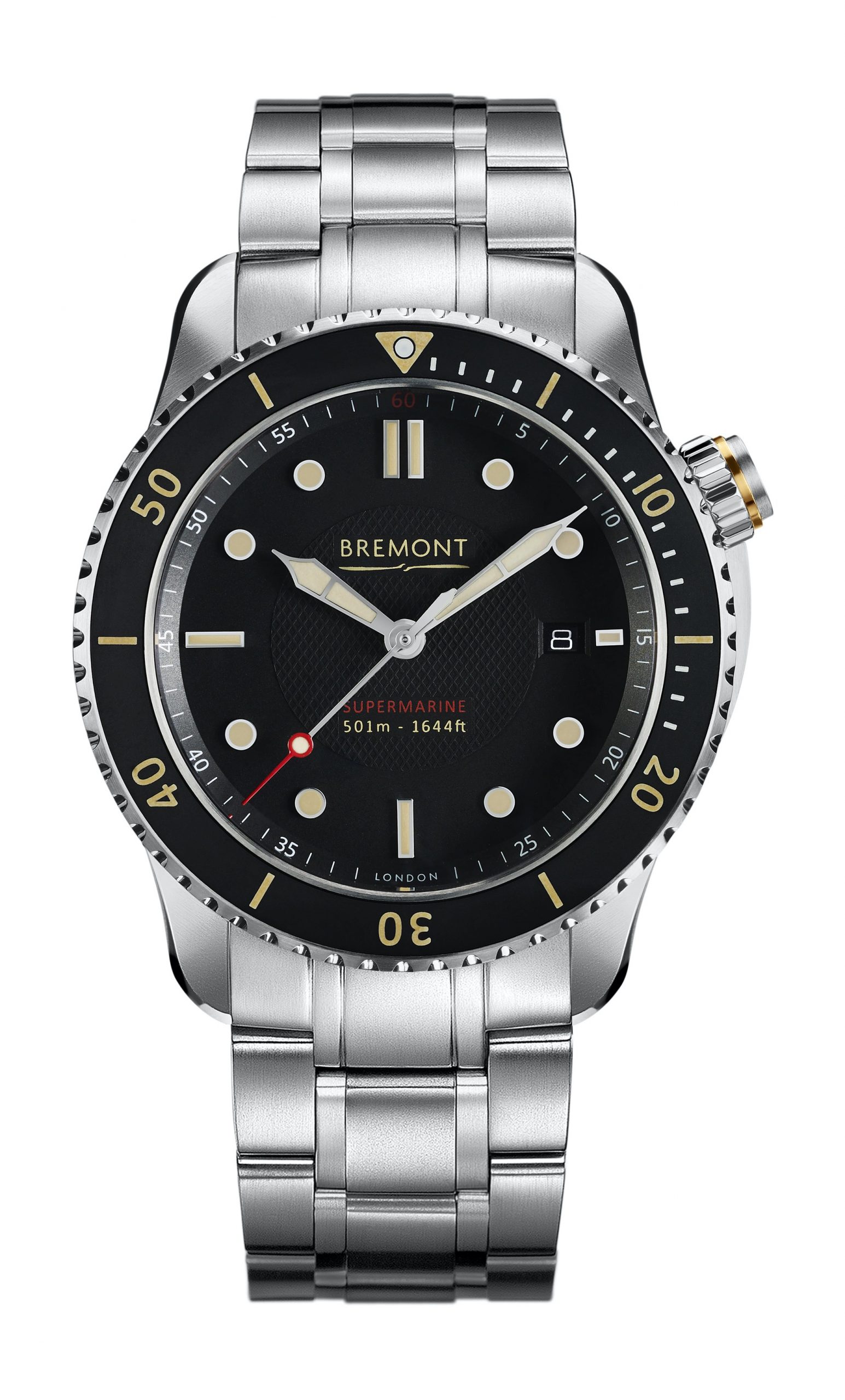 Bremont S501 luxury timepiece - detailed view