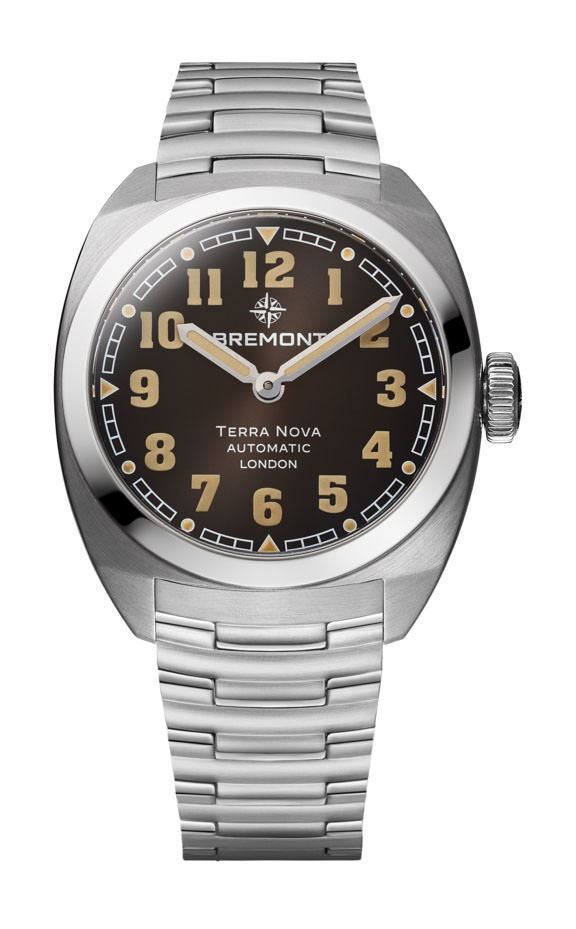 Bremont Terra Nova 38 luxury timepiece - detailed view