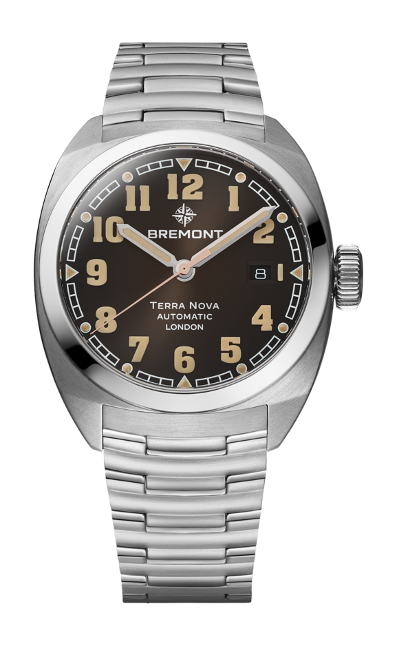 Bremont Terra Nova 40.5 Date luxury timepiece - detailed view