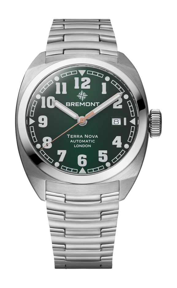 Bremont Terra Nova 40.5 Date luxury timepiece - detailed view