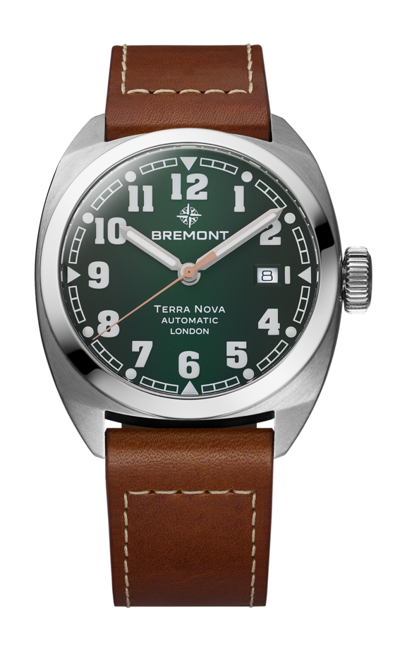 Bremont Terra Nova 40.5 Date luxury timepiece - detailed view