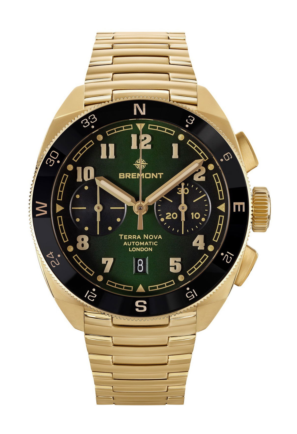 Bremont Terra Nova 42.5 Chronograph Bronze luxury timepiece - detailed view
