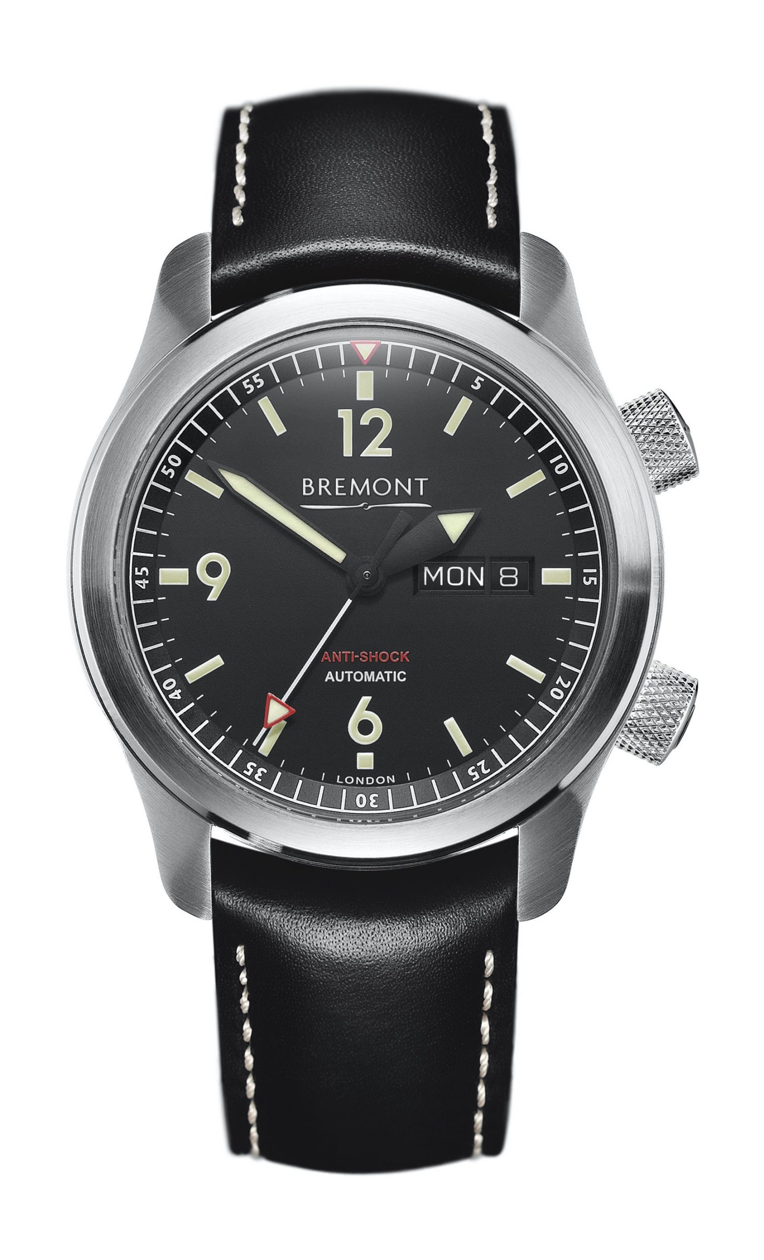 Bremont U-2 luxury timepiece - detailed view