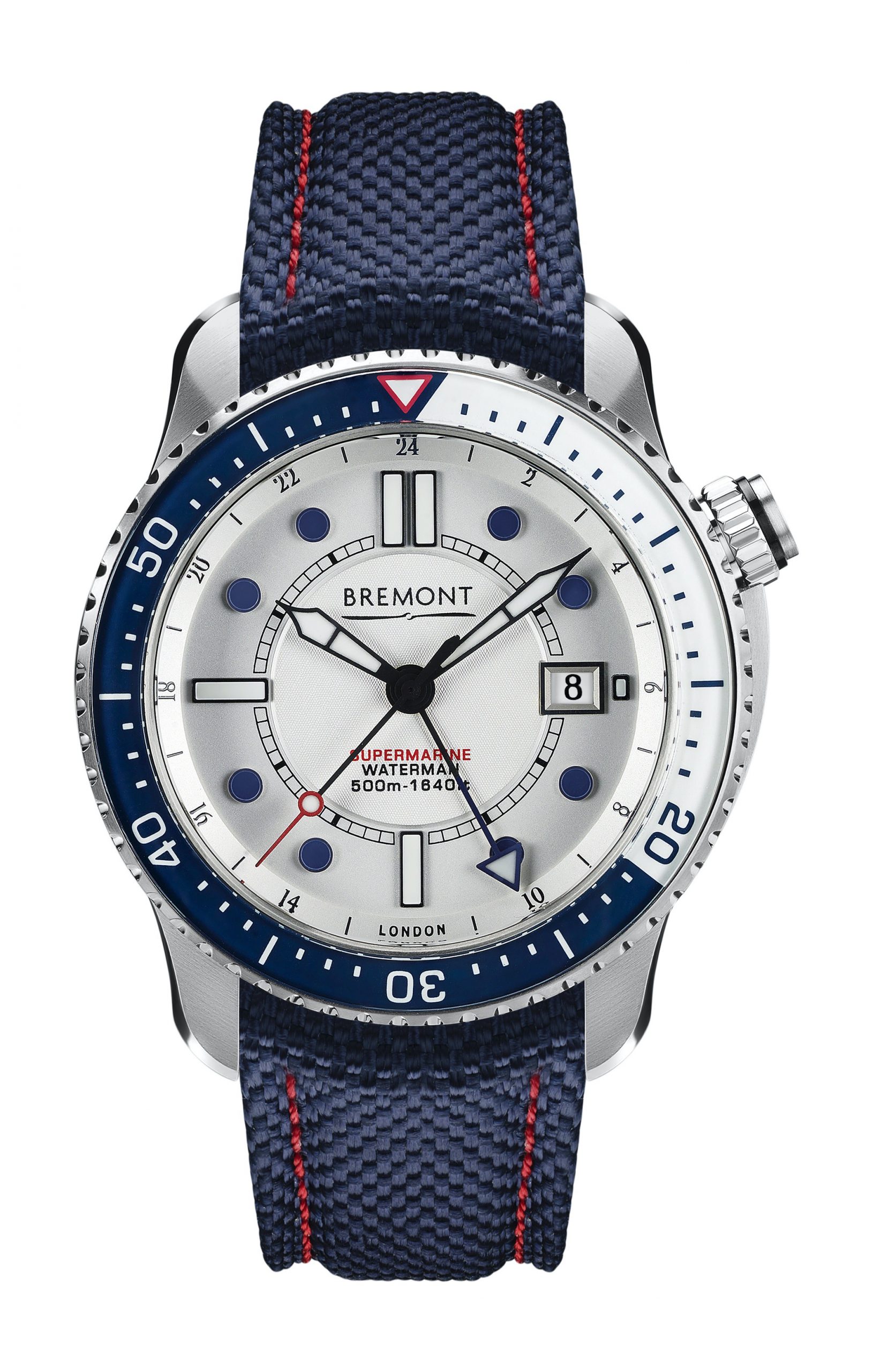 Bremont WATERMAN luxury timepiece - detailed view