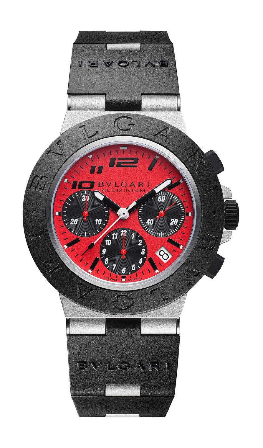 Bvlgari Bvlgari BvlgariAluminium Chronograph Ducati Special Edition luxury timepiece - detailed view