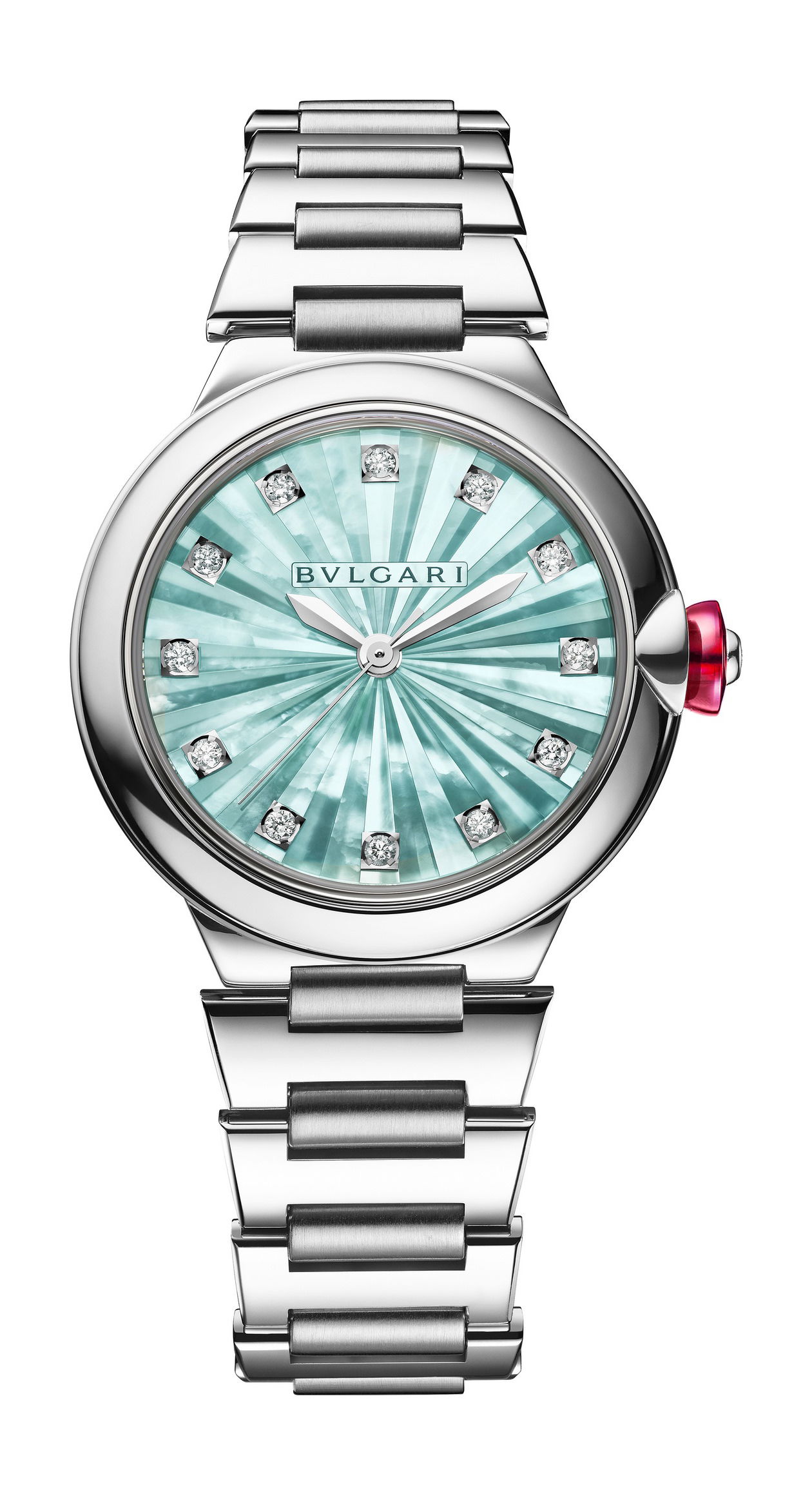 Bvlgari Lvcea luxury timepiece - detailed view