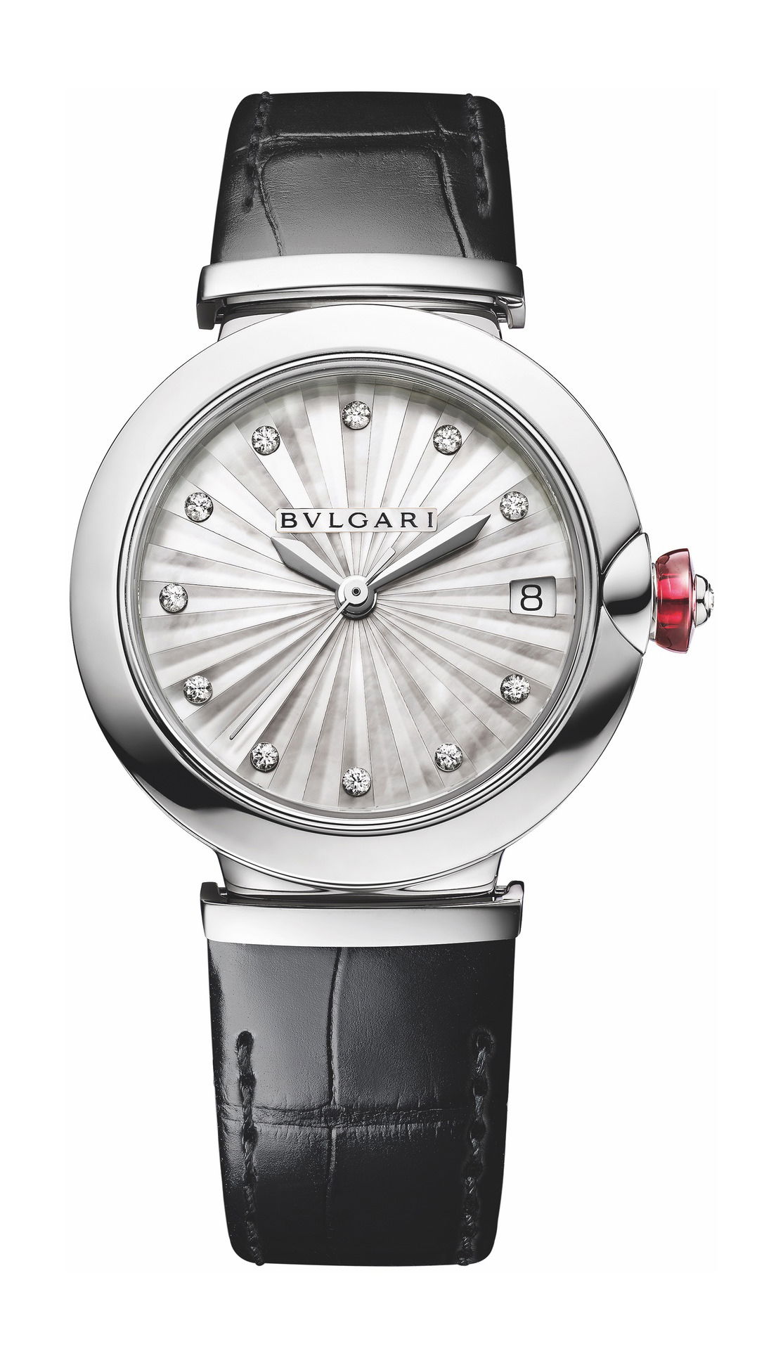 Bvlgari Lvcea Intarsio luxury timepiece - detailed view