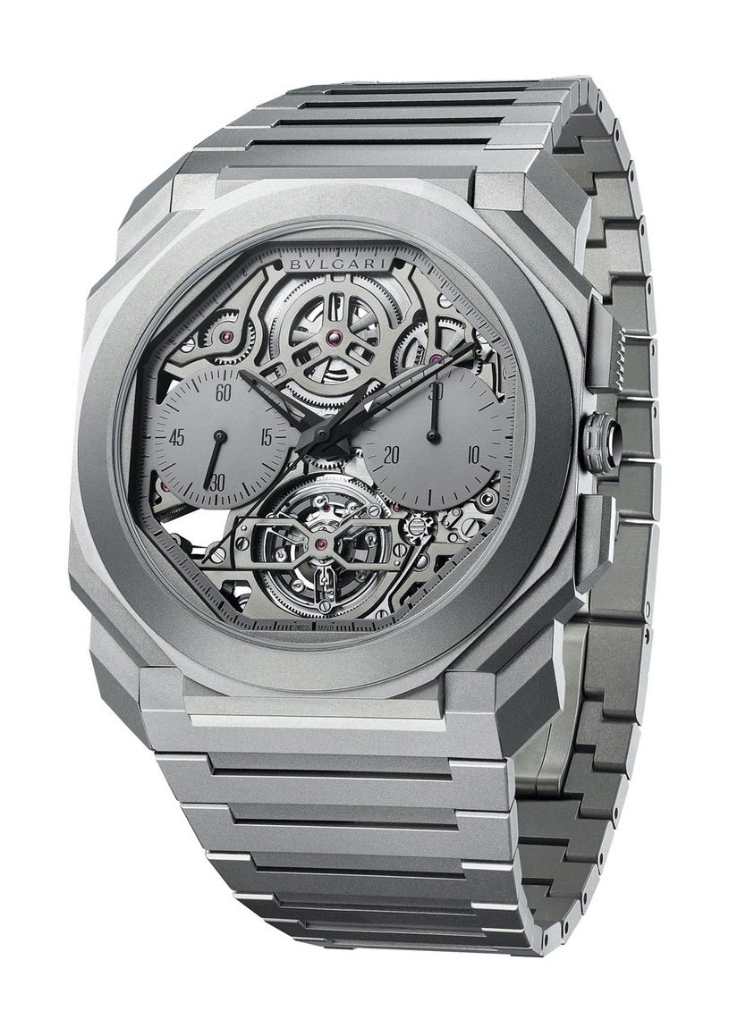 Bvlgari Octo Finissimo Tourbillon Chronograph Skeleton Automatic luxury timepiece - detailed view