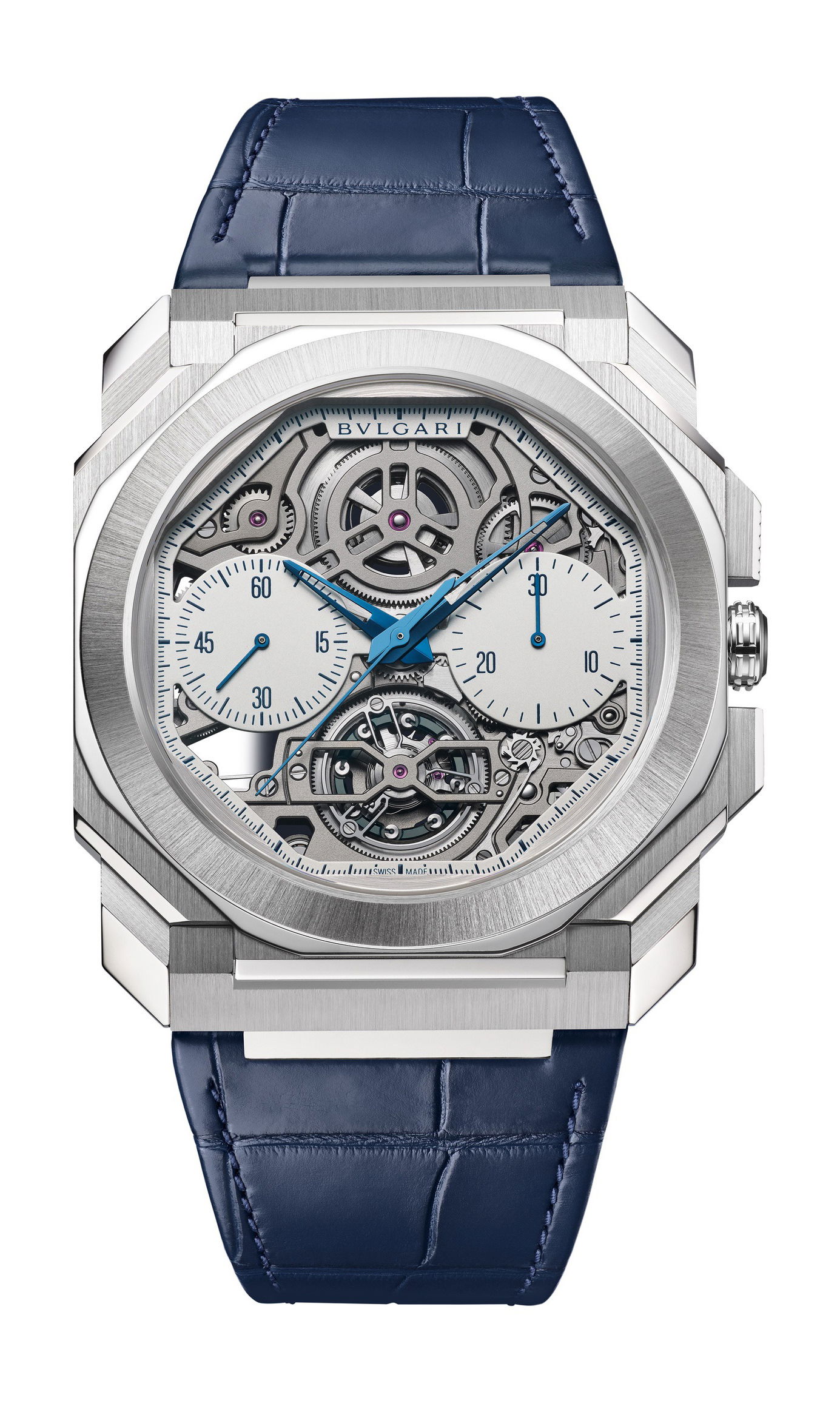 Bvlgari Octo Finissimo Tourbillon Chronograph Skeleton Automatic luxury timepiece - detailed view