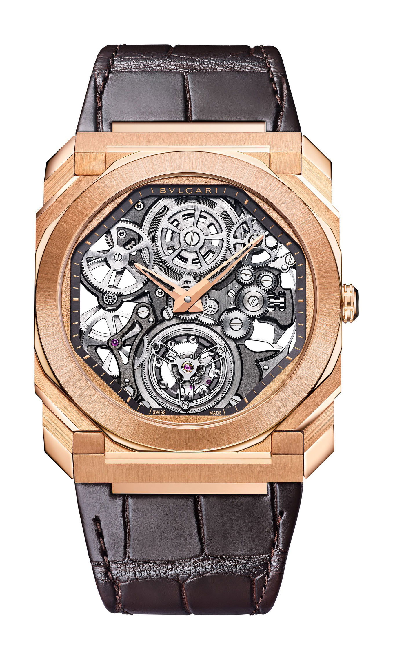 Bvlgari Octo Finissimo Tourbillon Manual luxury timepiece - detailed view