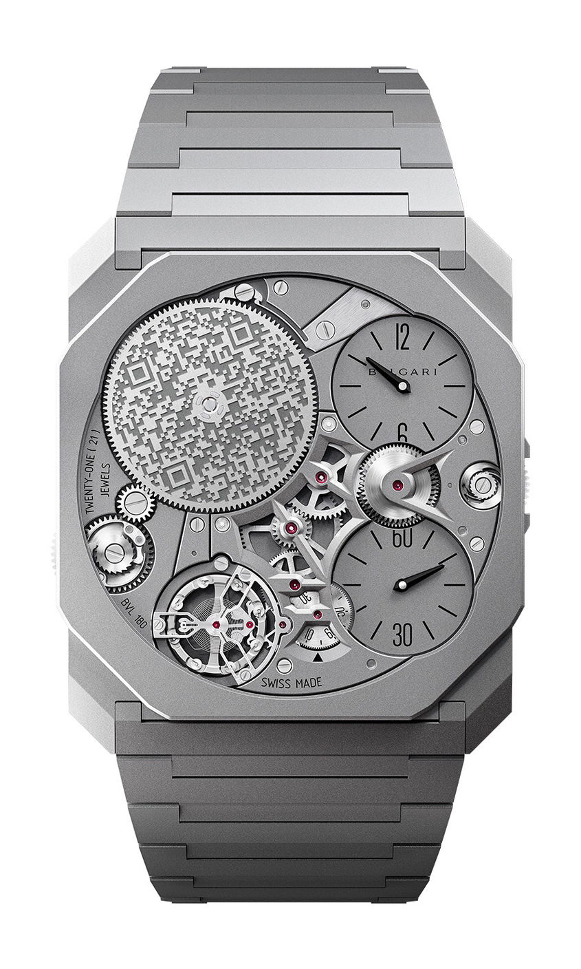 Bvlgari Octo Finissimo Ultra 10th Anniversary luxury timepiece - detailed view
