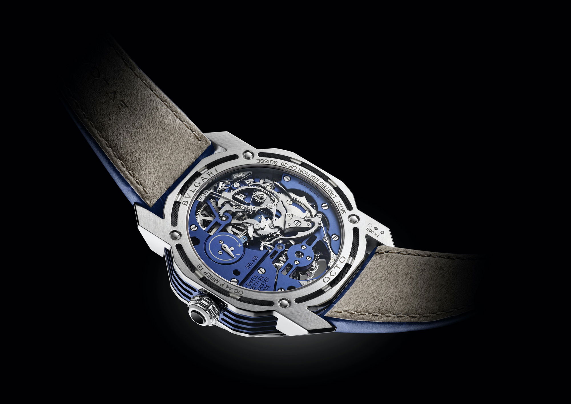 Bvlgari Octo Roma Blue Carillon Tourbillon - View 3