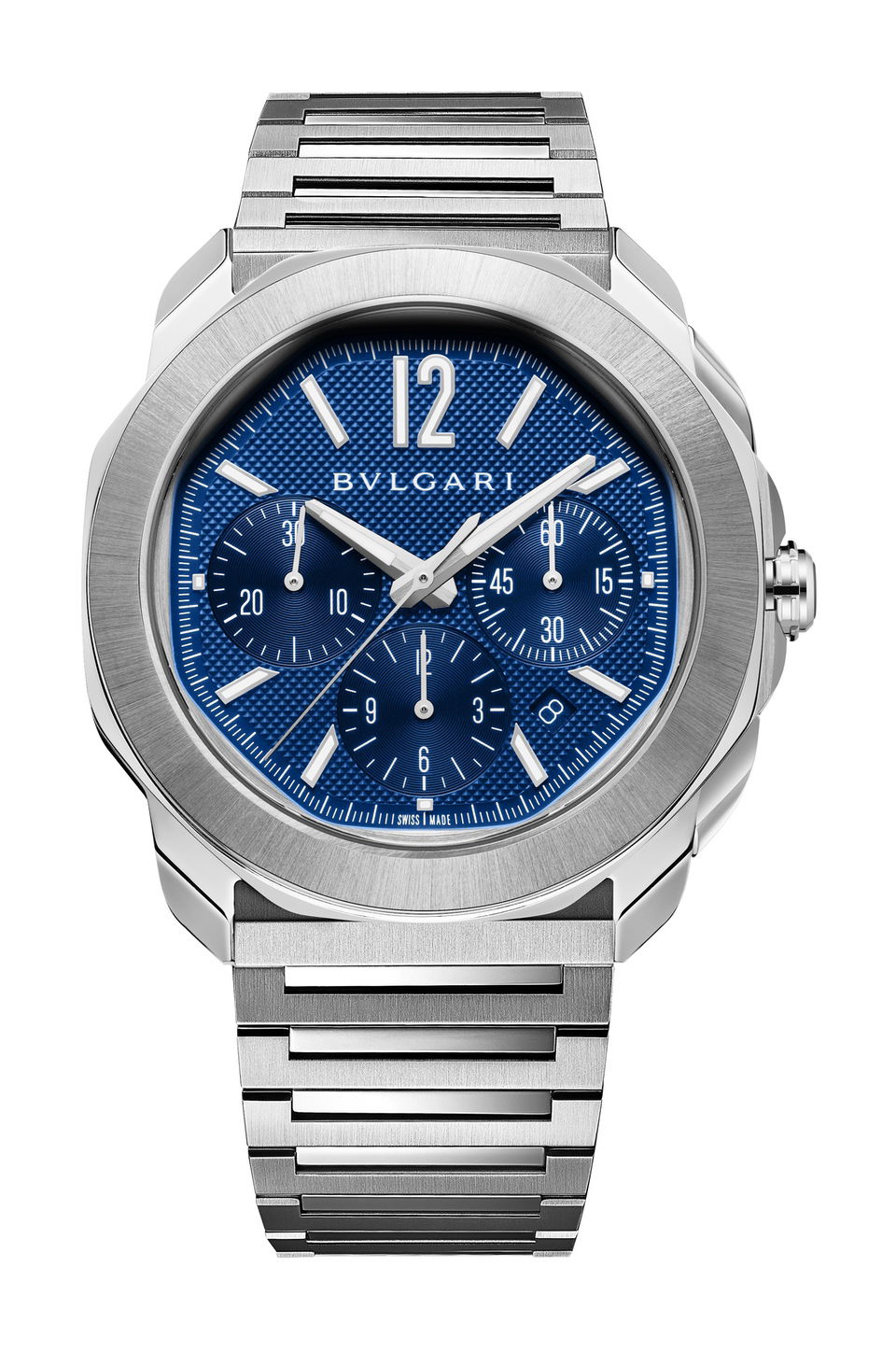 Bvlgari Octo Roma Chronograph luxury timepiece - detailed view