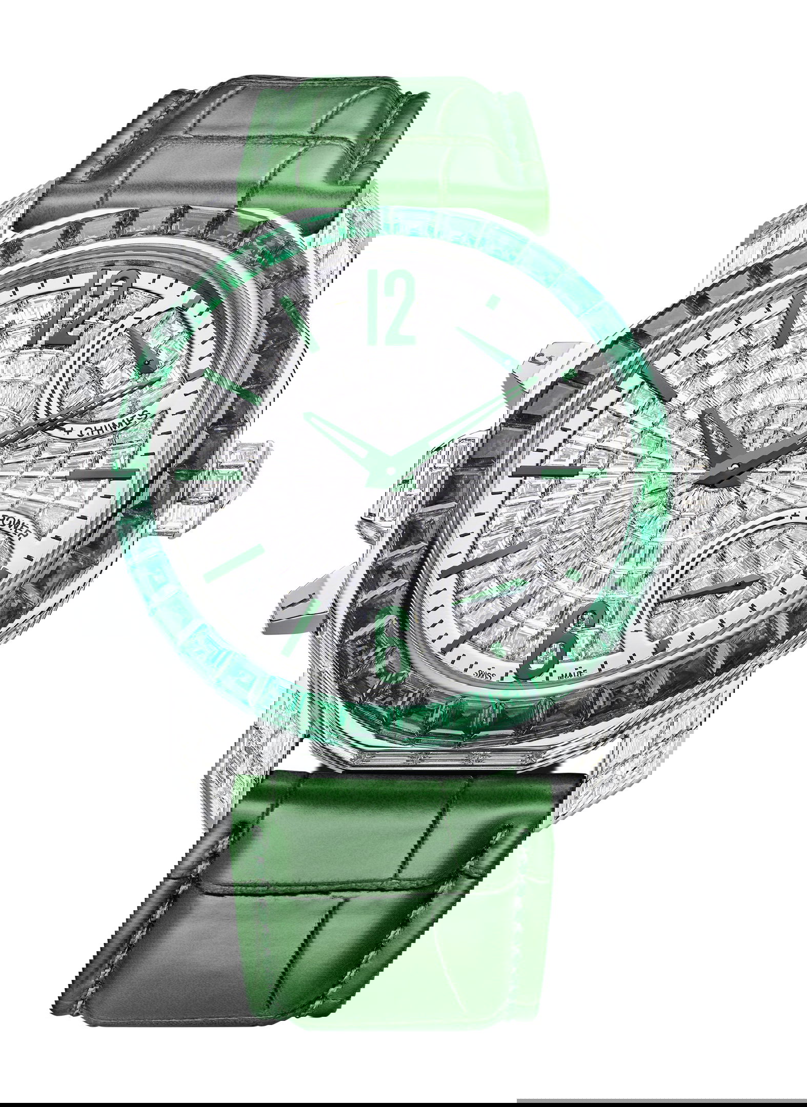 Bvlgari Octo Roma Emerald Grande Sonnerie luxury timepiece - detailed view