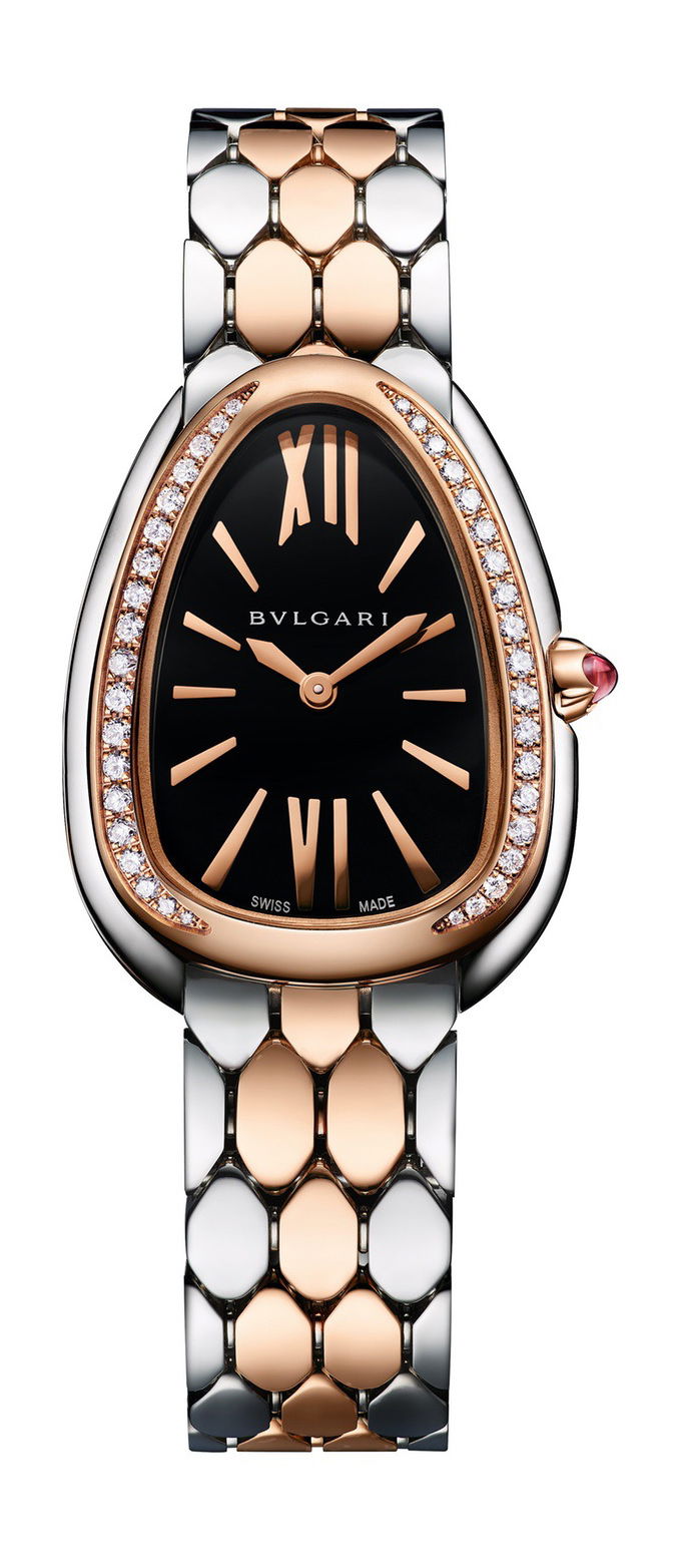 Bvlgari Serpenti Seduttori luxury timepiece - detailed view