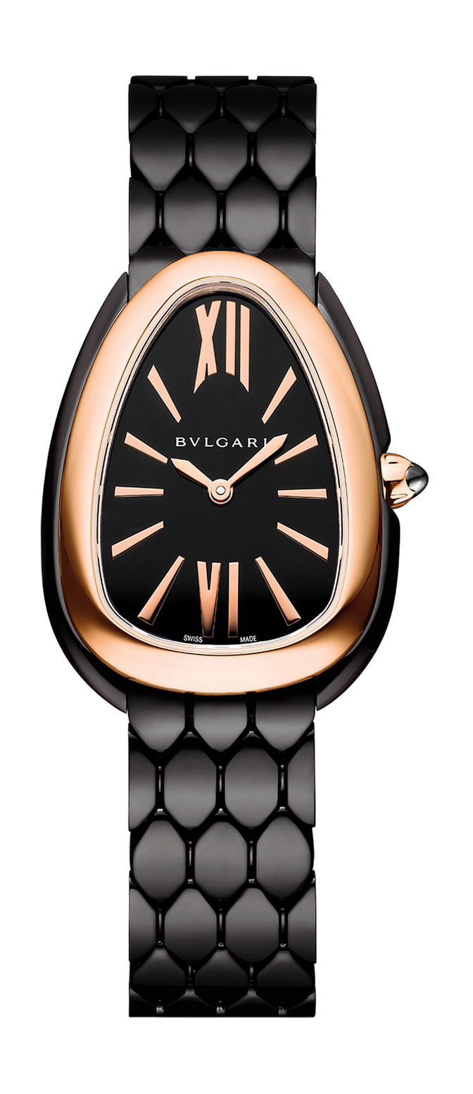 Bvlgari Serpenti Seduttori luxury timepiece - detailed view
