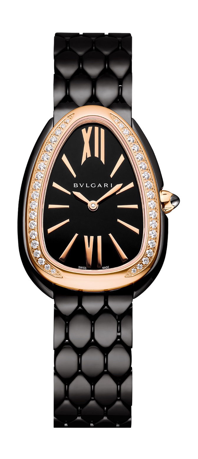 Bvlgari Serpenti Seduttori luxury timepiece - detailed view