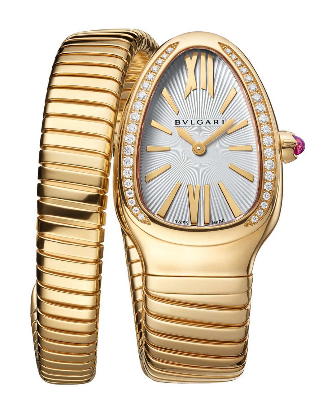 Bvlgari Serpenti Tubogas luxury timepiece - detailed view