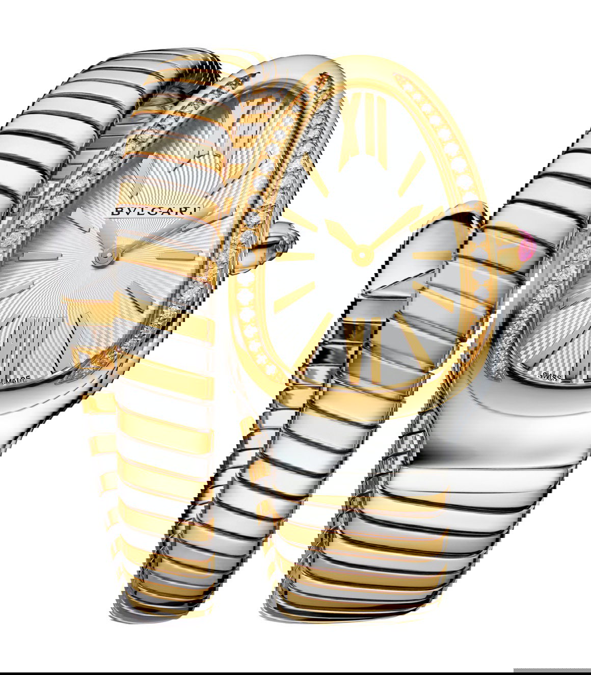 Bvlgari Serpenti Tubogas luxury timepiece - detailed view