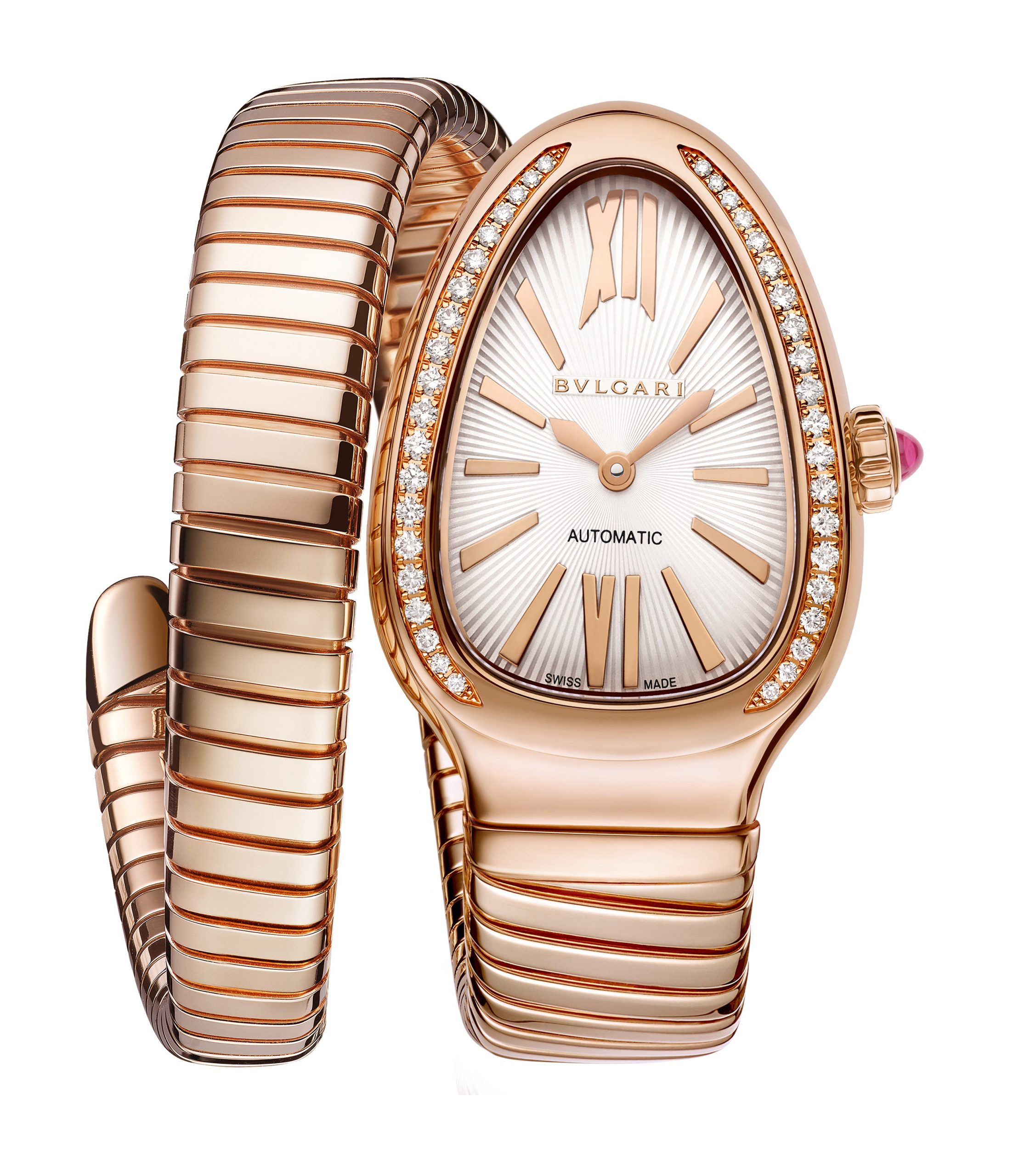 Bvlgari Serpenti Tubogas Automatic luxury timepiece - detailed view
