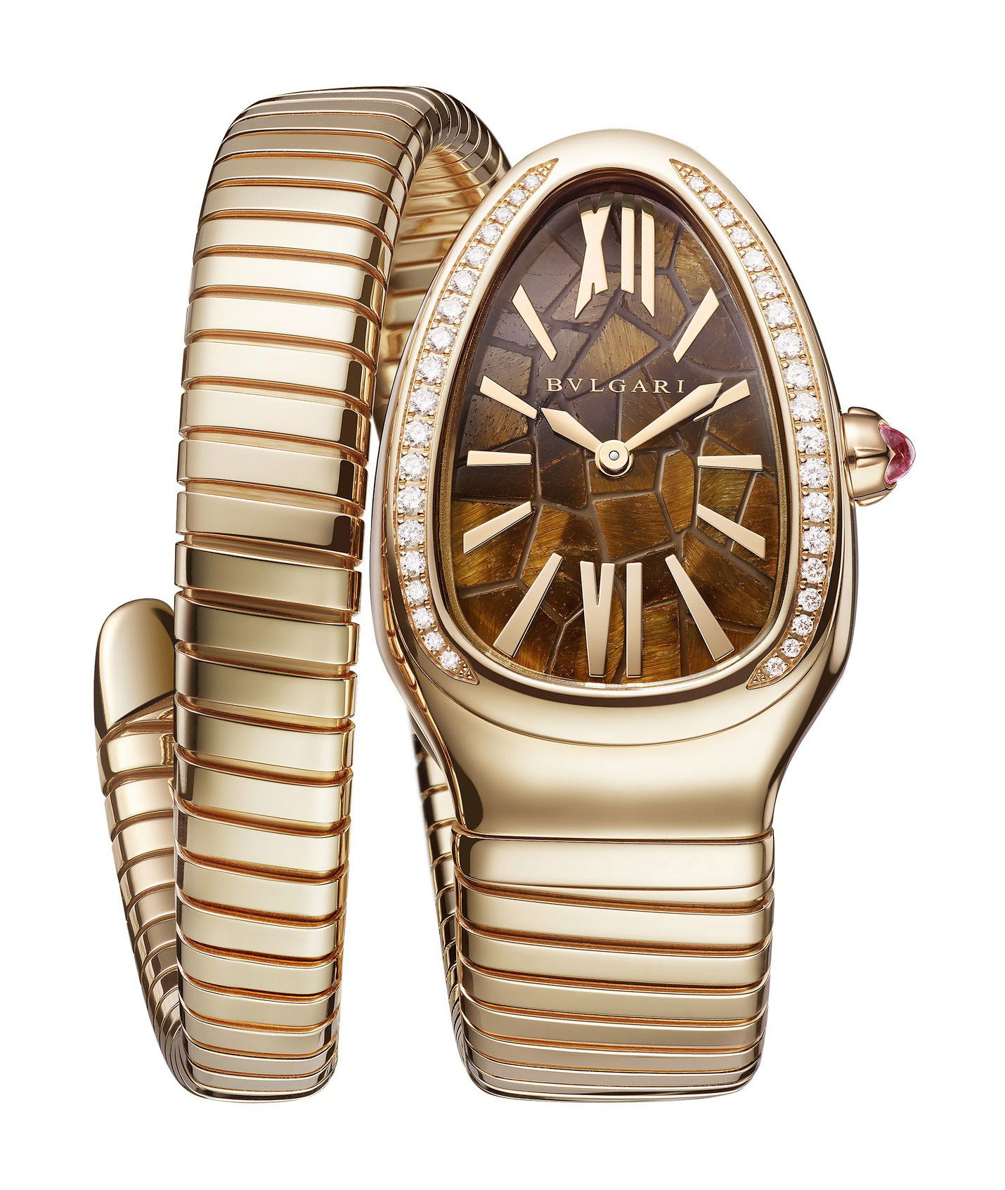 Bvlgari Tado Ando Serpenti Autumn luxury timepiece - detailed view