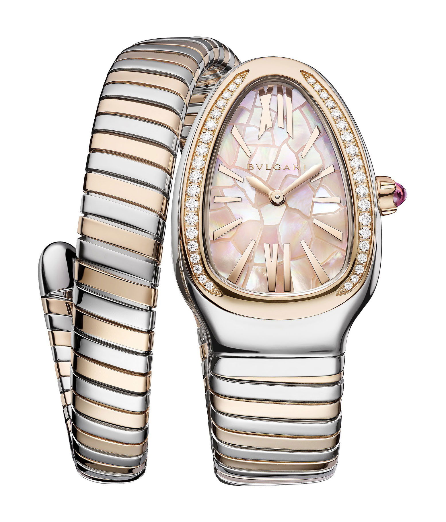 Bvlgari Tado Ando Serpenti Spring luxury timepiece - detailed view
