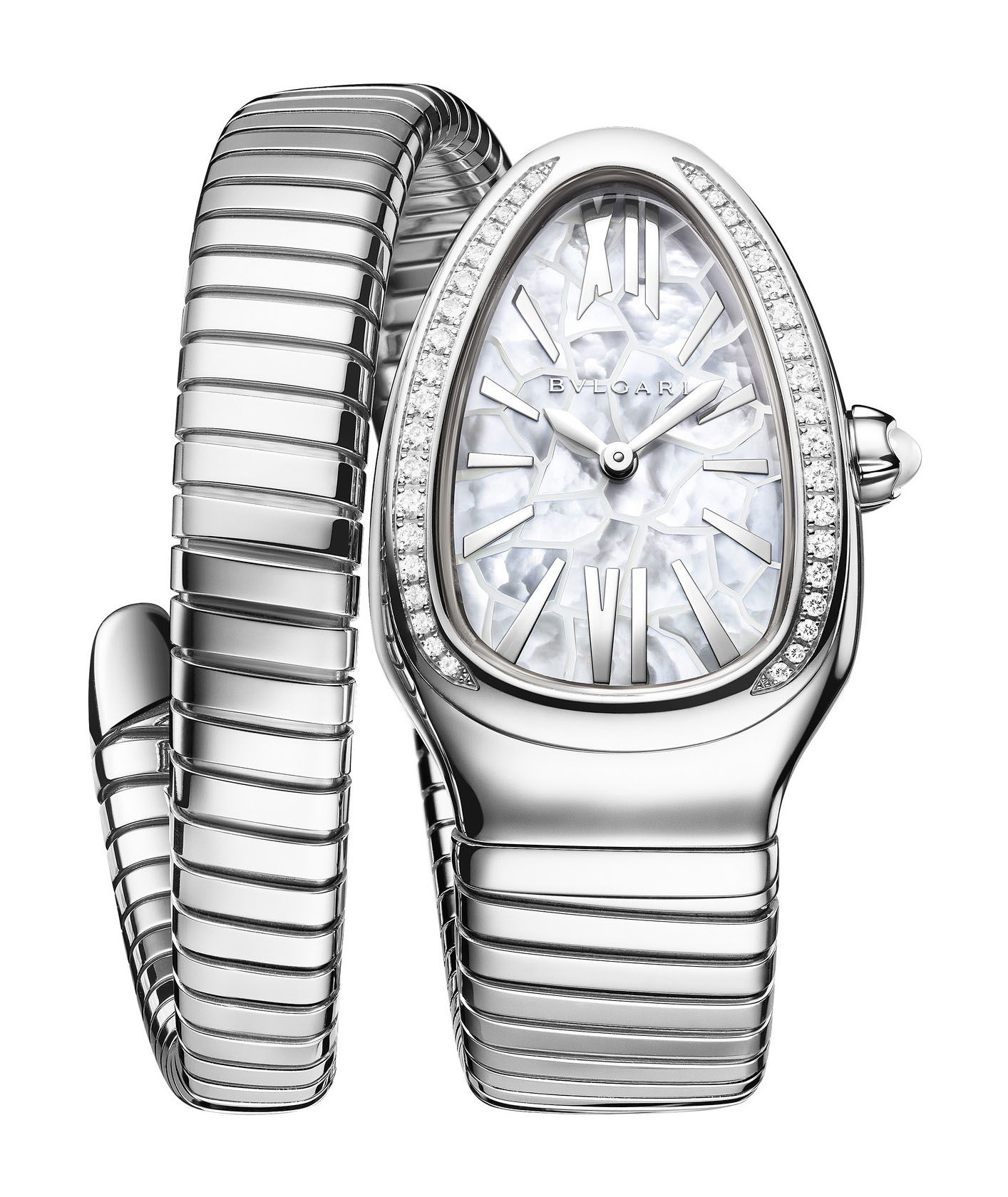 Bvlgari Tado Ando Serpenti Winter luxury timepiece - detailed view