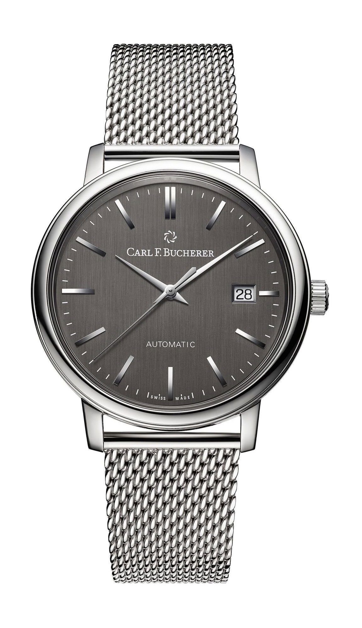 Carl F. Bucherer Adamavi AutoDate luxury timepiece - detailed view