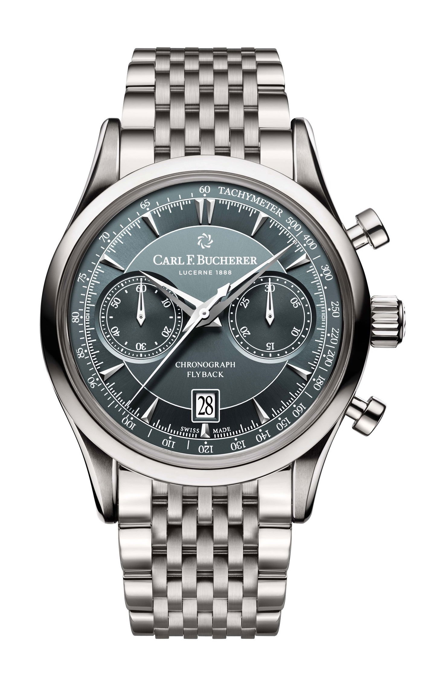 Carl F. Bucherer Manero Flyback luxury timepiece - detailed view