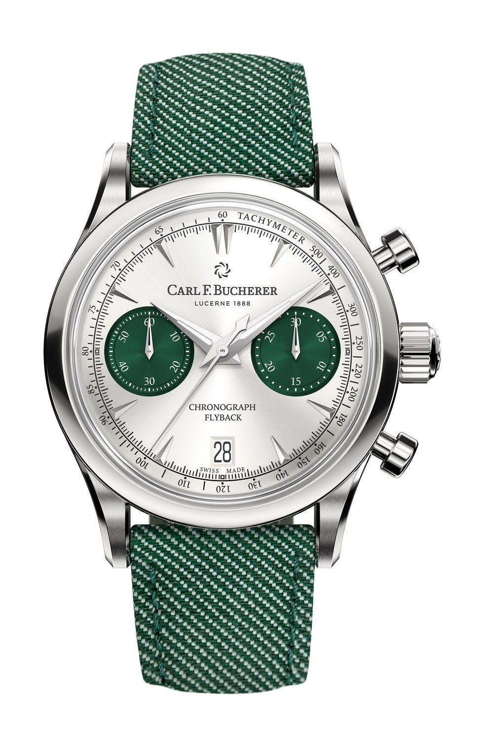 Carl F. Bucherer Manero Flyback luxury timepiece - detailed view