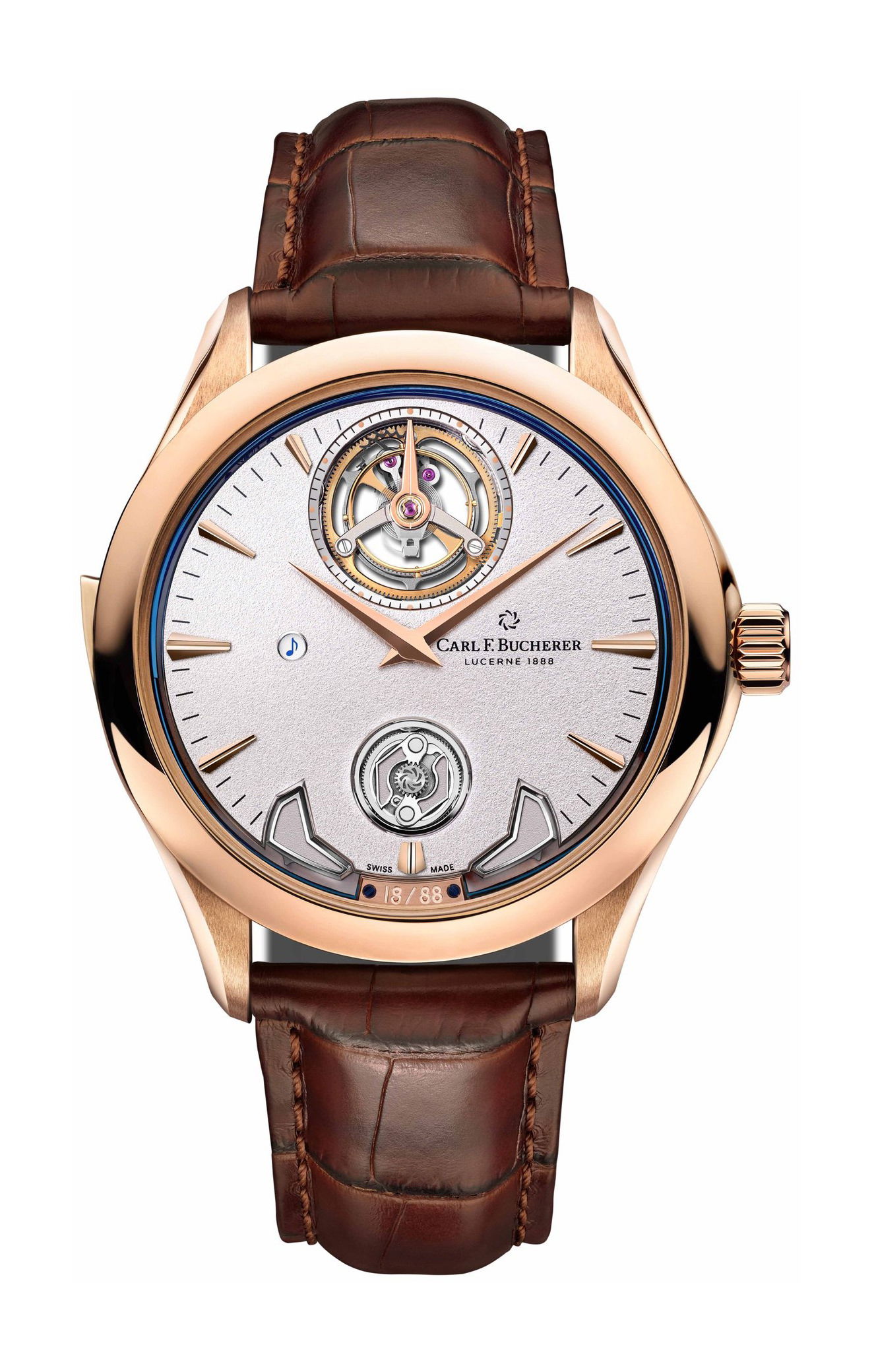 Carl F. Bucherer Manero Minute Repeater Symphony luxury timepiece - detailed view