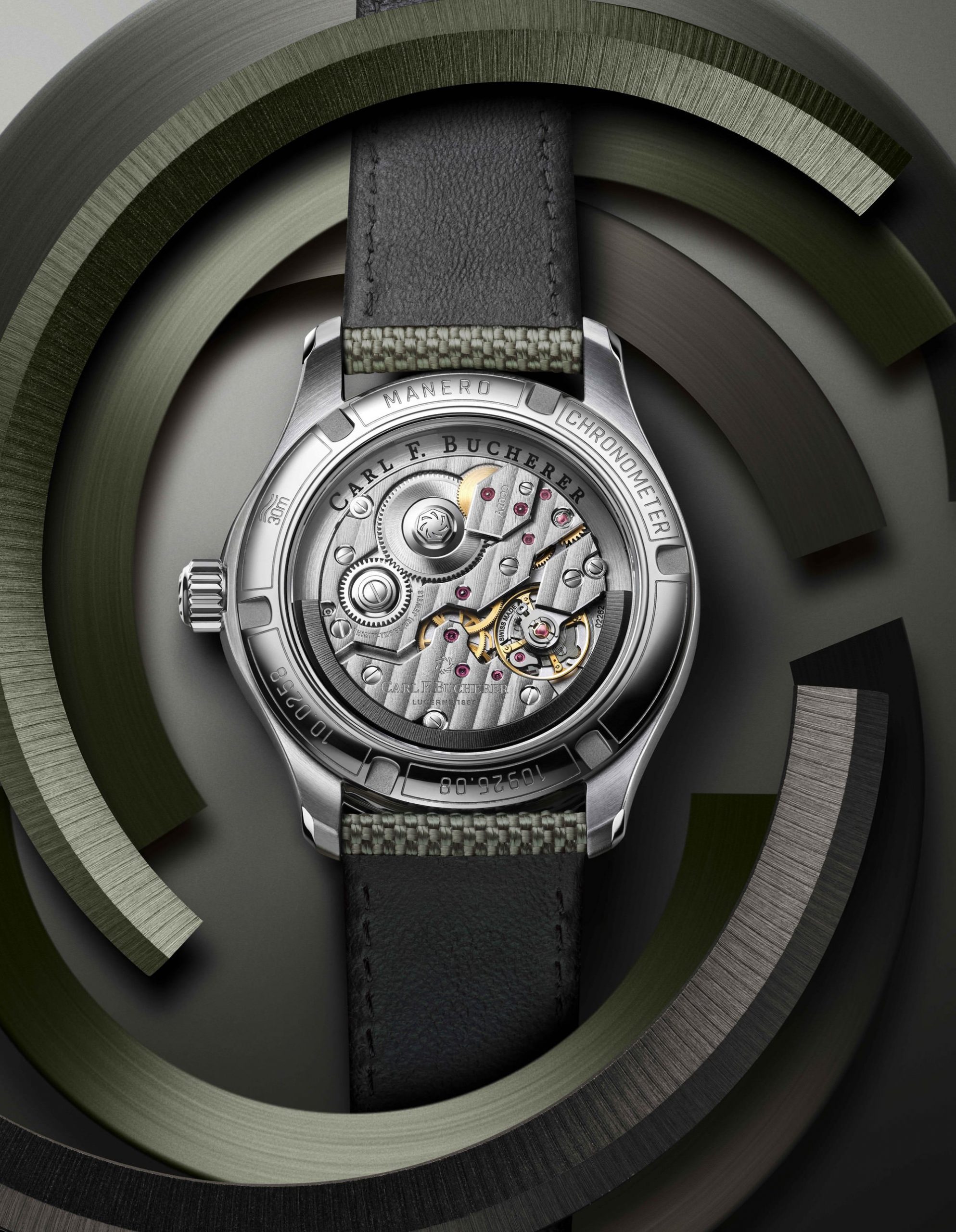 Carl F. Bucherer Manero Peripheral BigDate - View 3