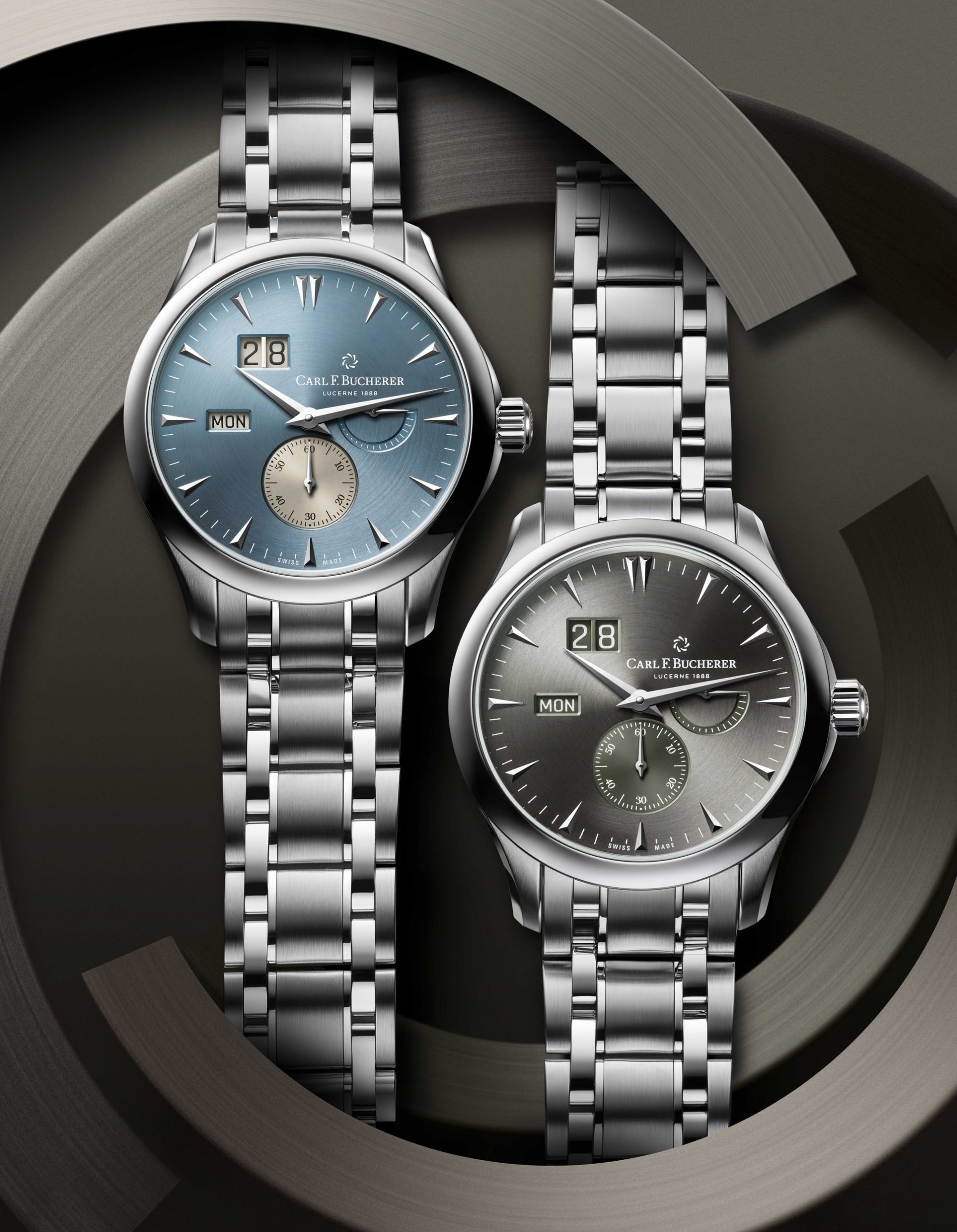 Carl F. Bucherer Manero Peripheral BigDate - View 2
