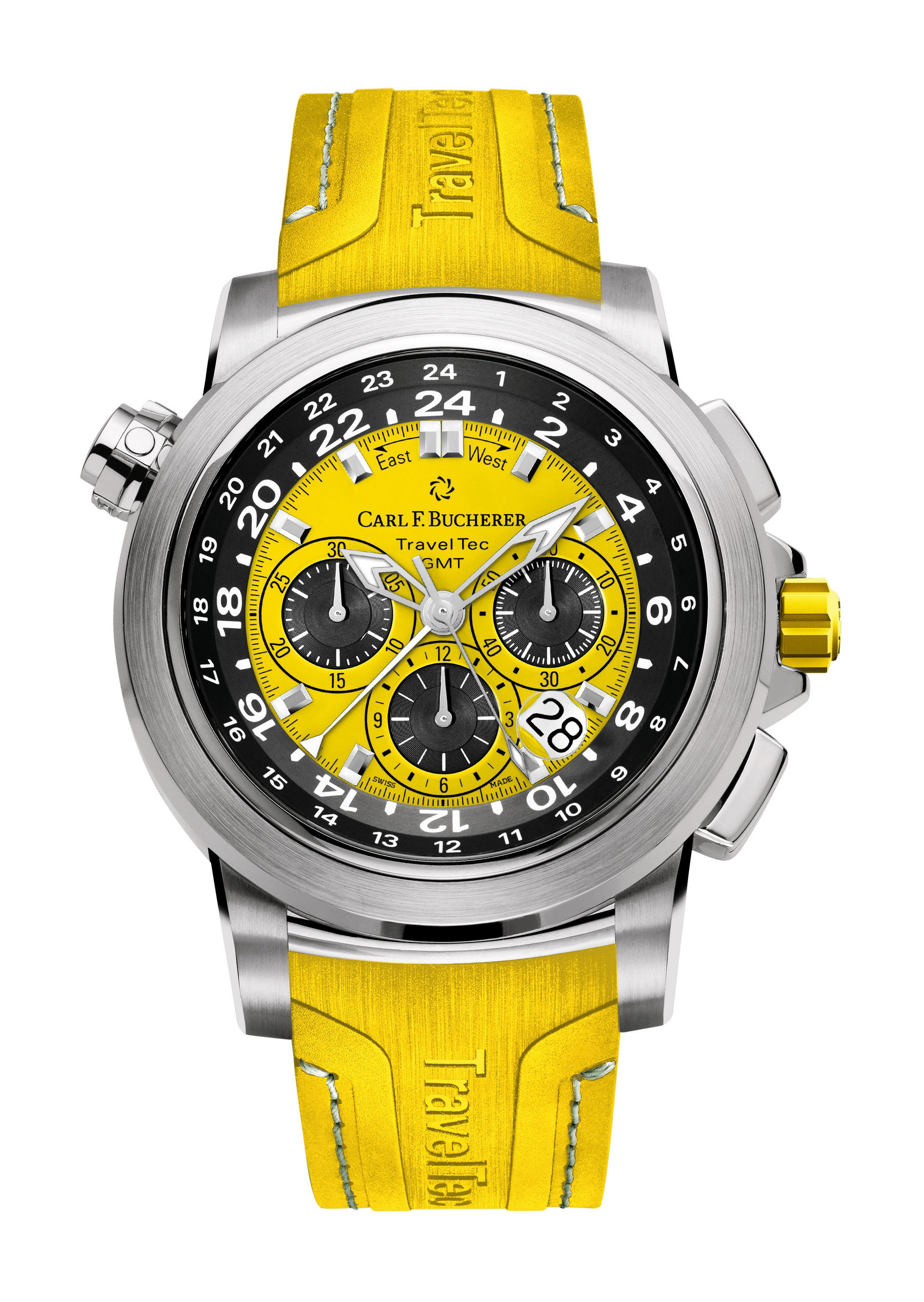 Carl F. Bucherer Patravi TravelTec Four Seasons “Summer” luxury timepiece - detailed view