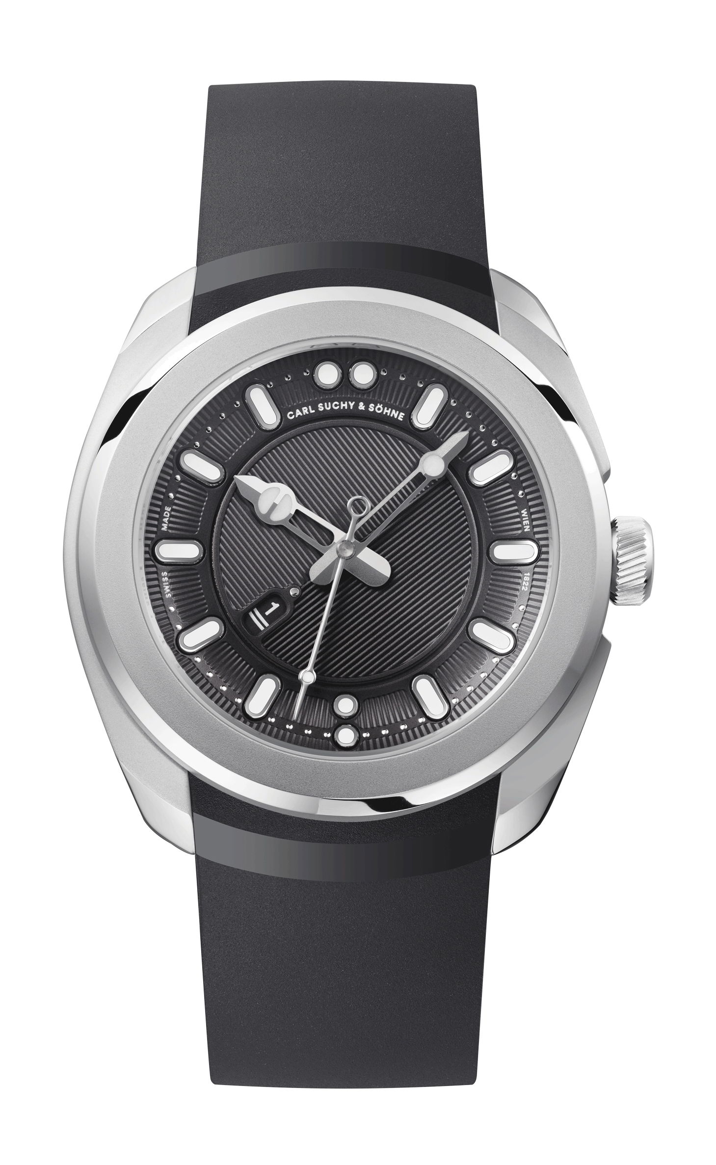Carl Suchy & Söhne Belvedere Night luxury timepiece - detailed view