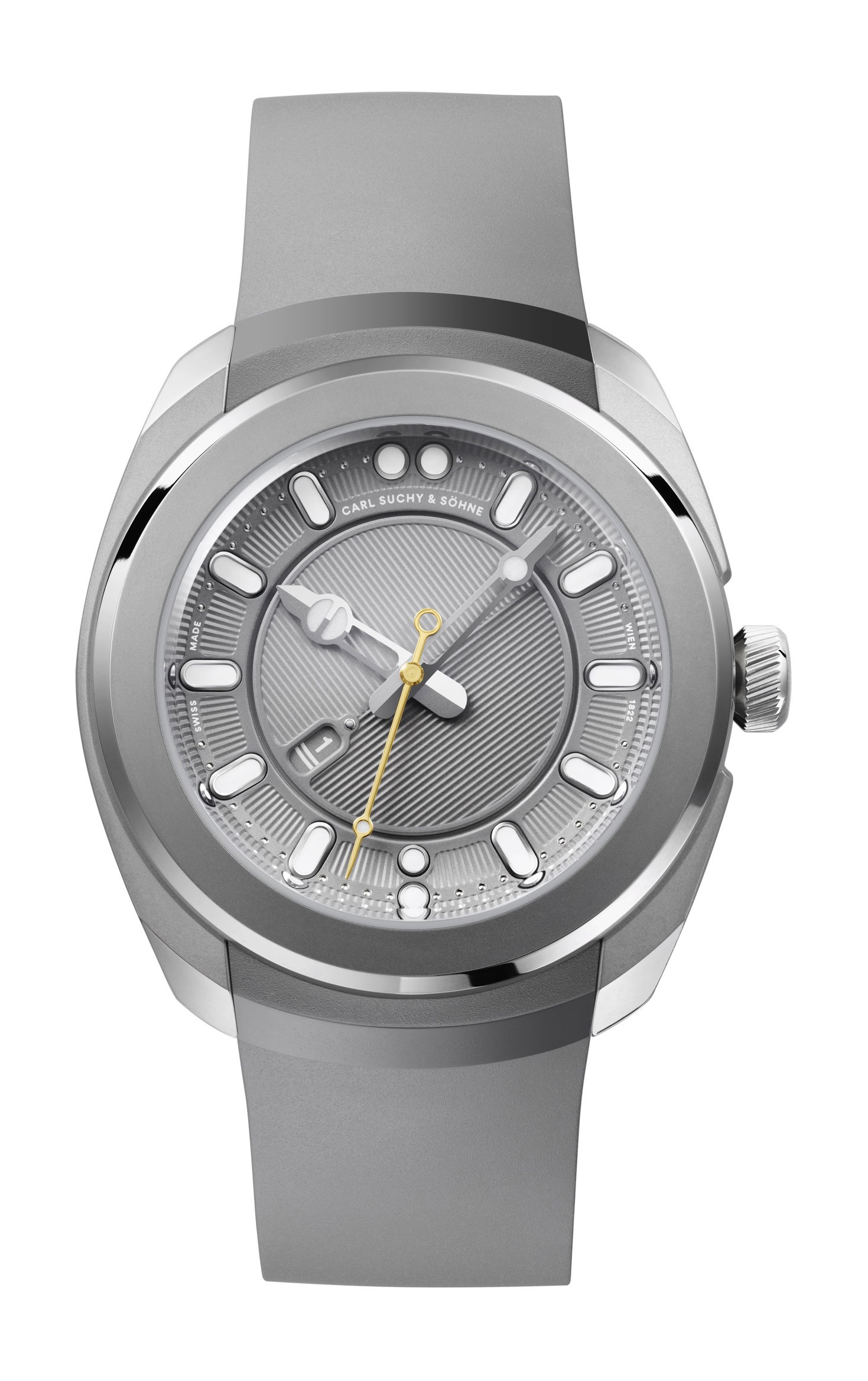 Carl Suchy & Söhne Belvedere Titan luxury timepiece - detailed view