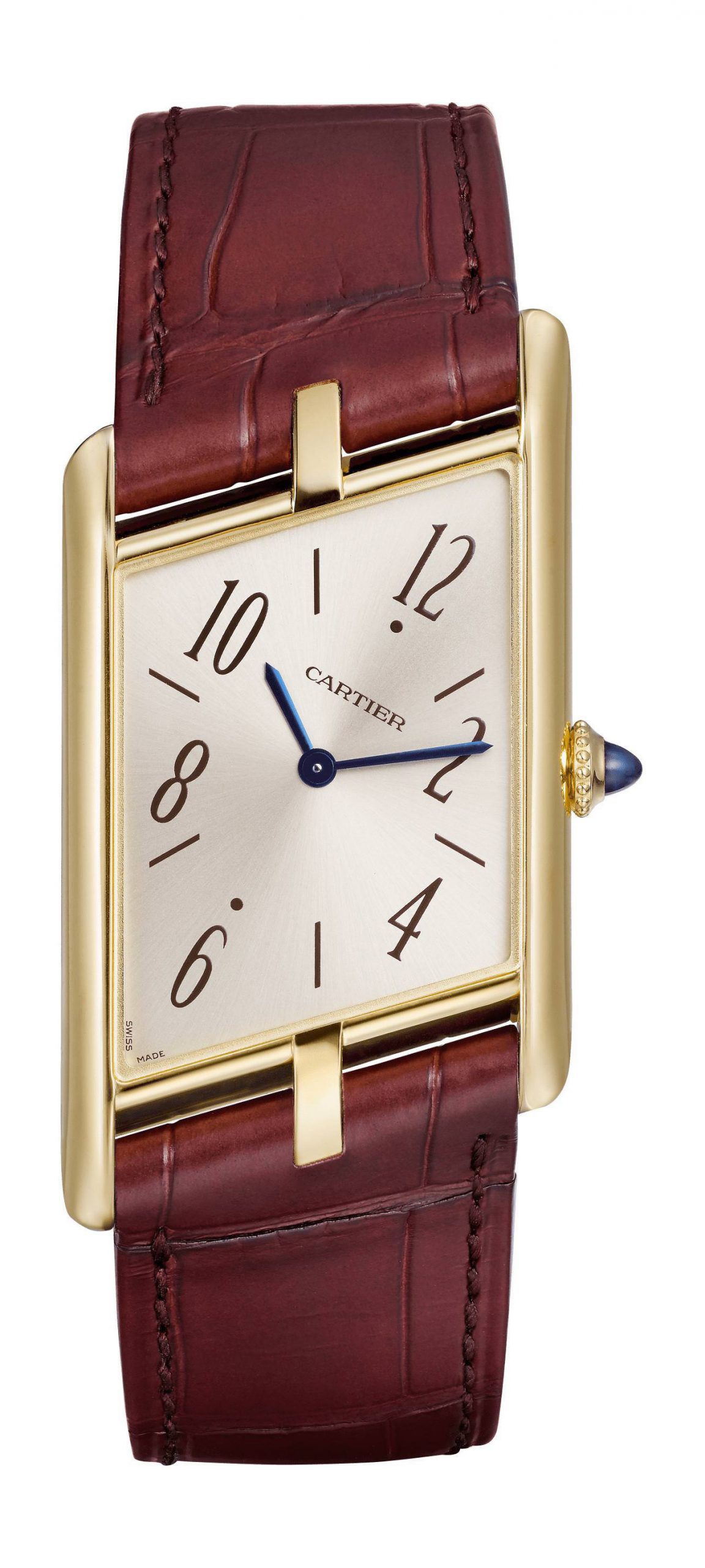 Cartier Montre Tank Asymétrique luxury timepiece - detailed view