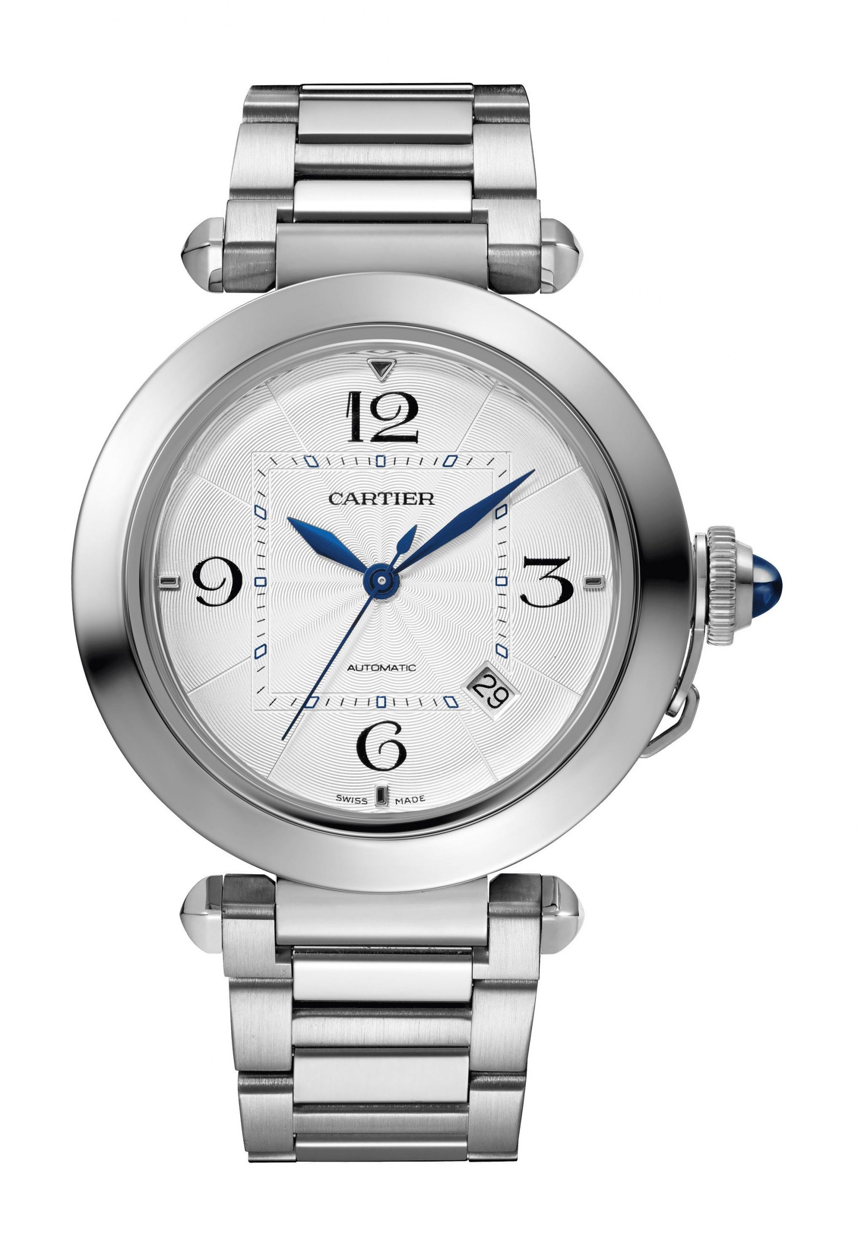 Cartier Pasha de Cartier luxury timepiece - detailed view