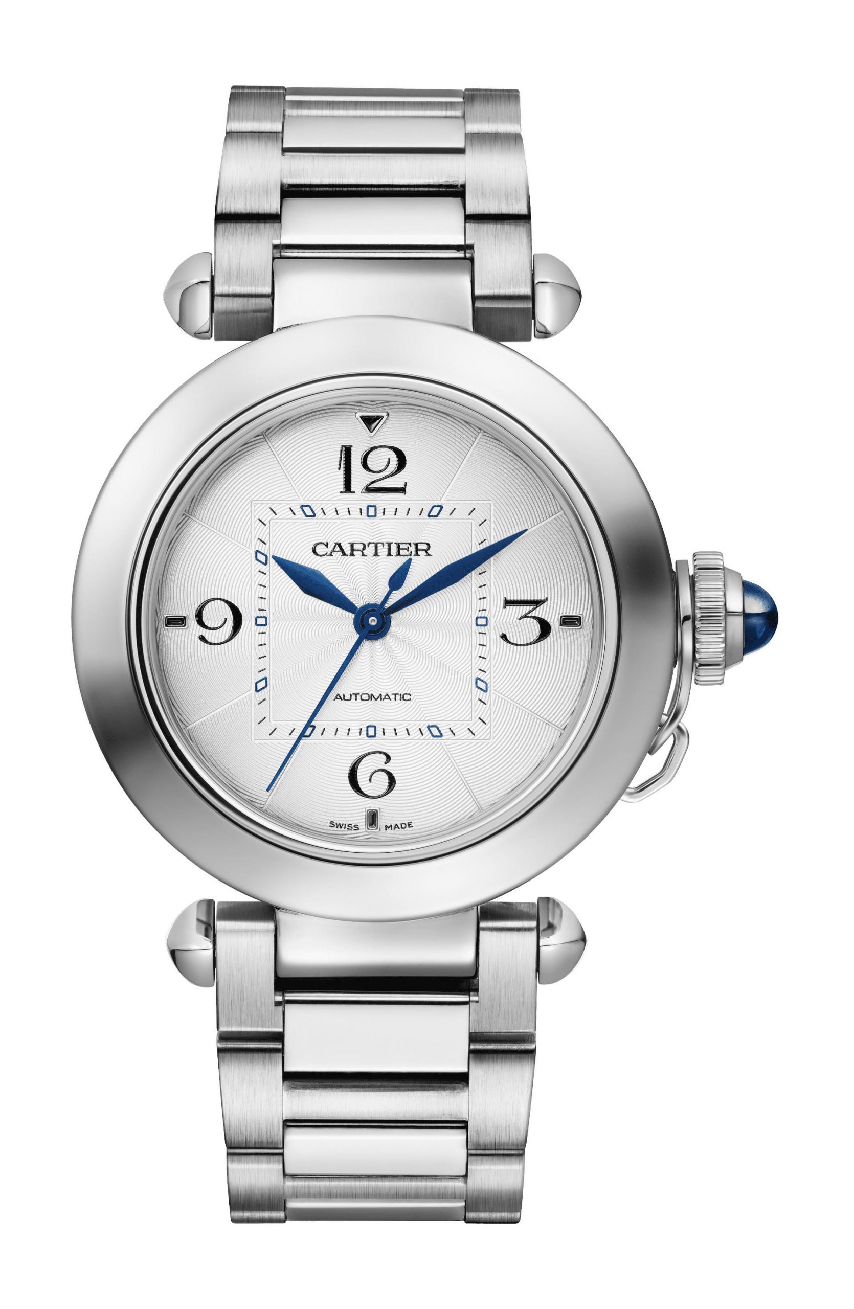 Cartier Pasha de Cartier luxury timepiece - detailed view