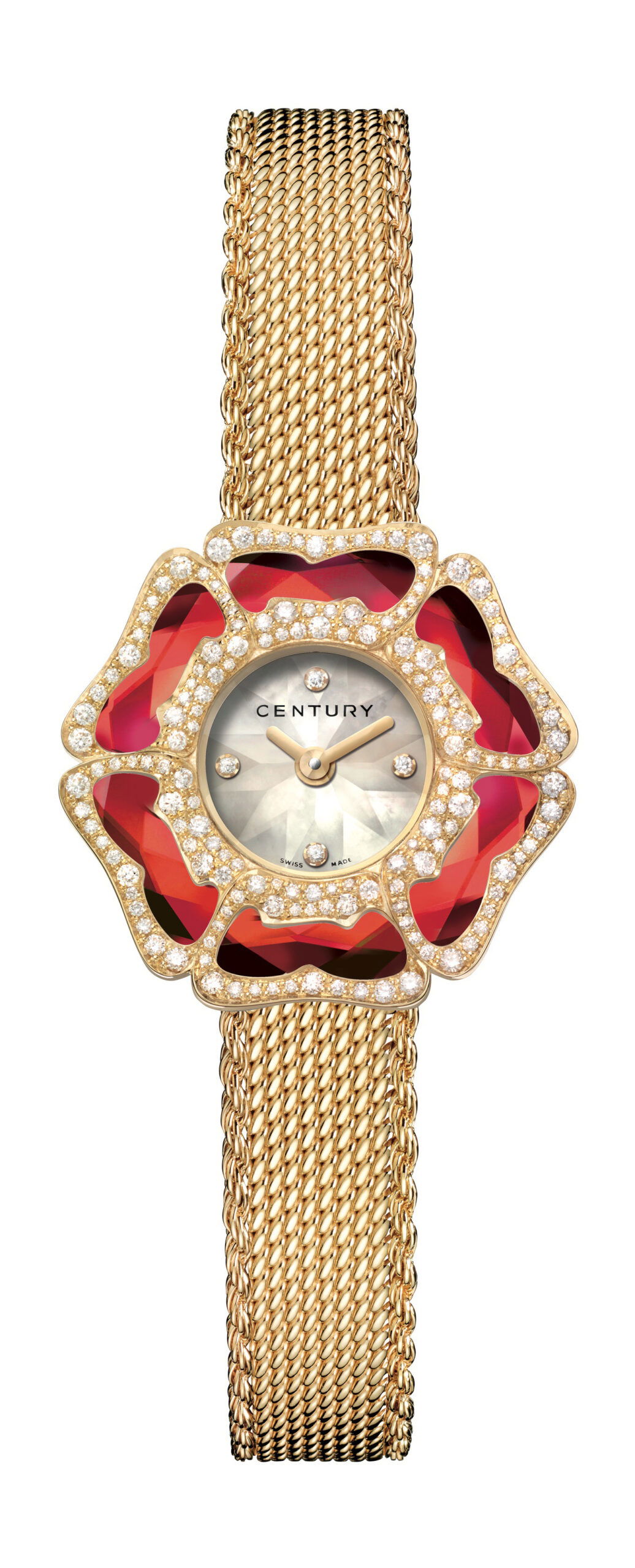 Century Mini Leela Blossom Saint Valentine luxury timepiece - detailed view