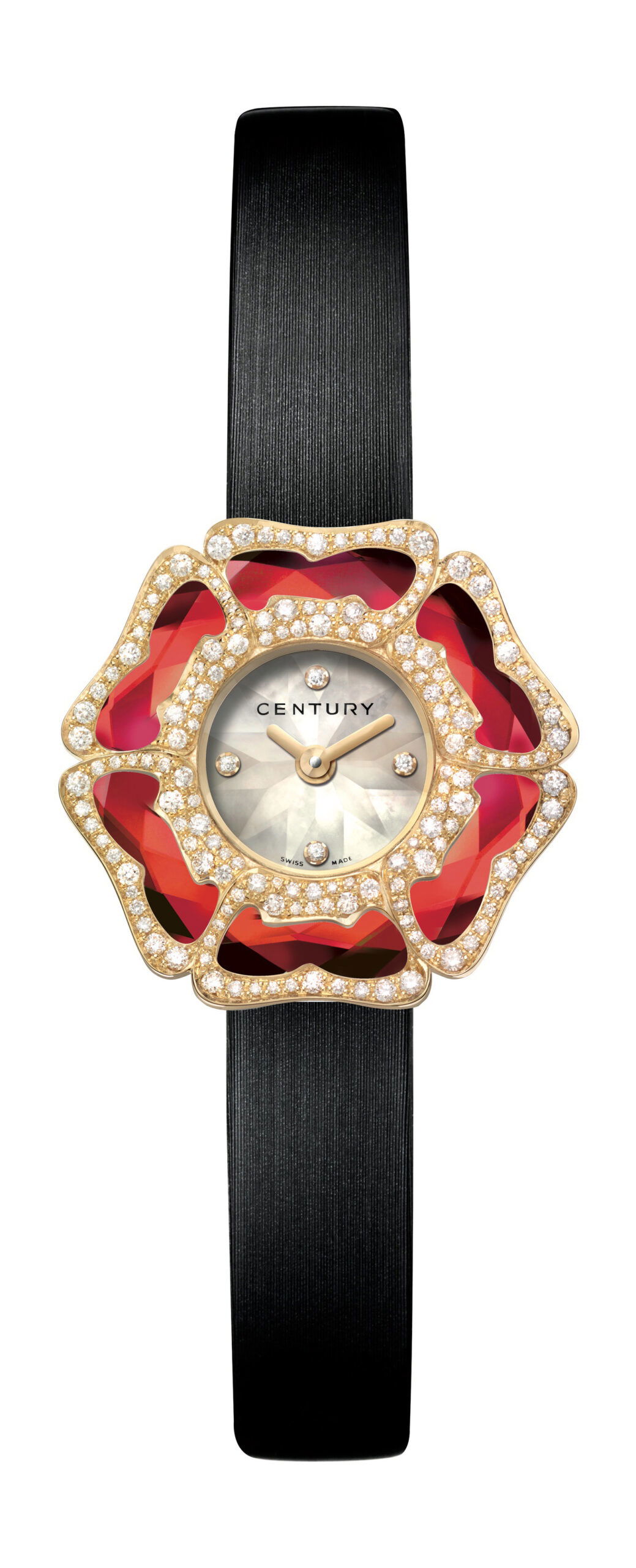 Century Mini Leela Blossom Saint Valentine luxury timepiece - detailed view