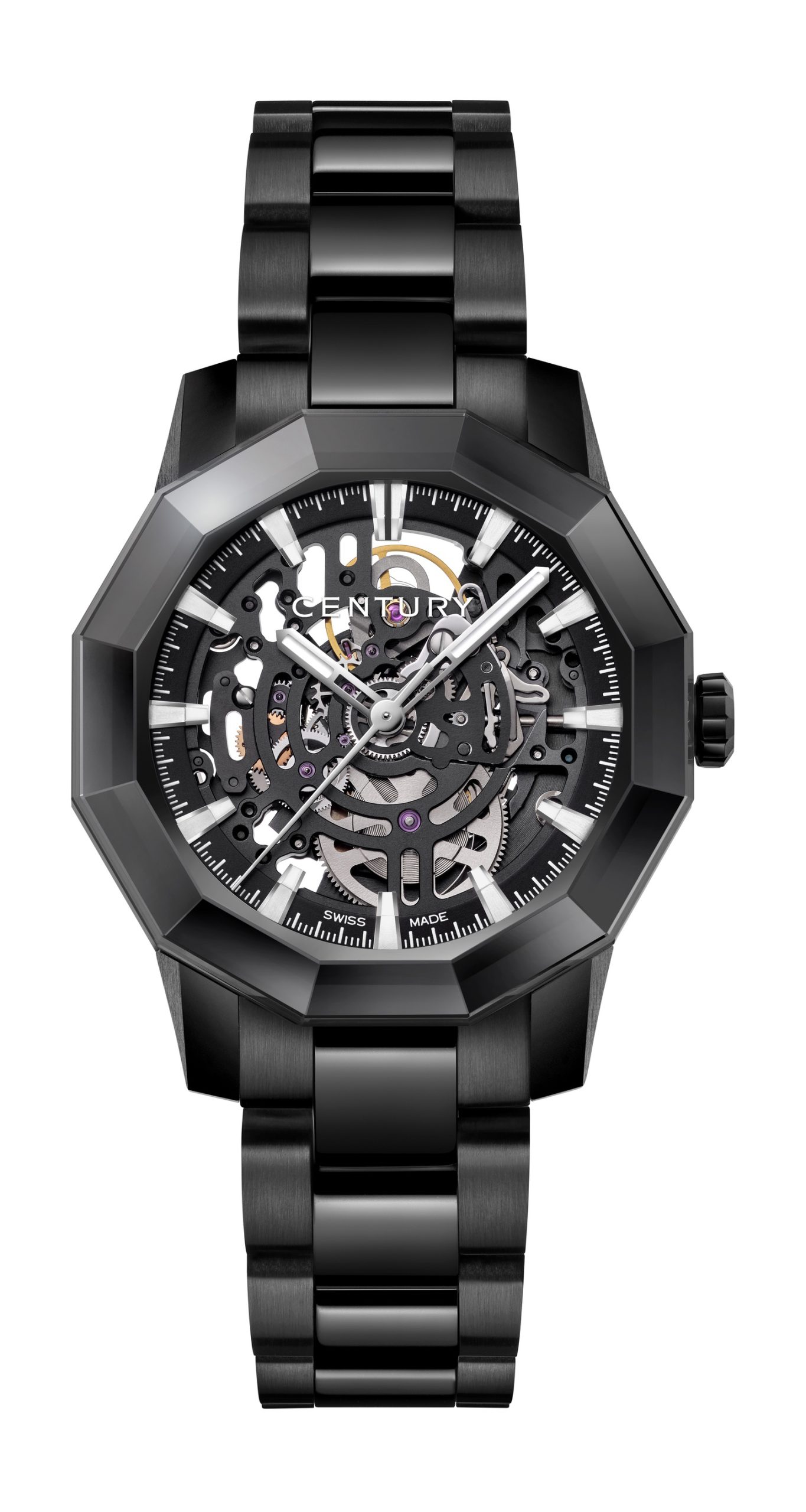 Century Prime Time Egos – Black Edition luxury timepiece - detailed view