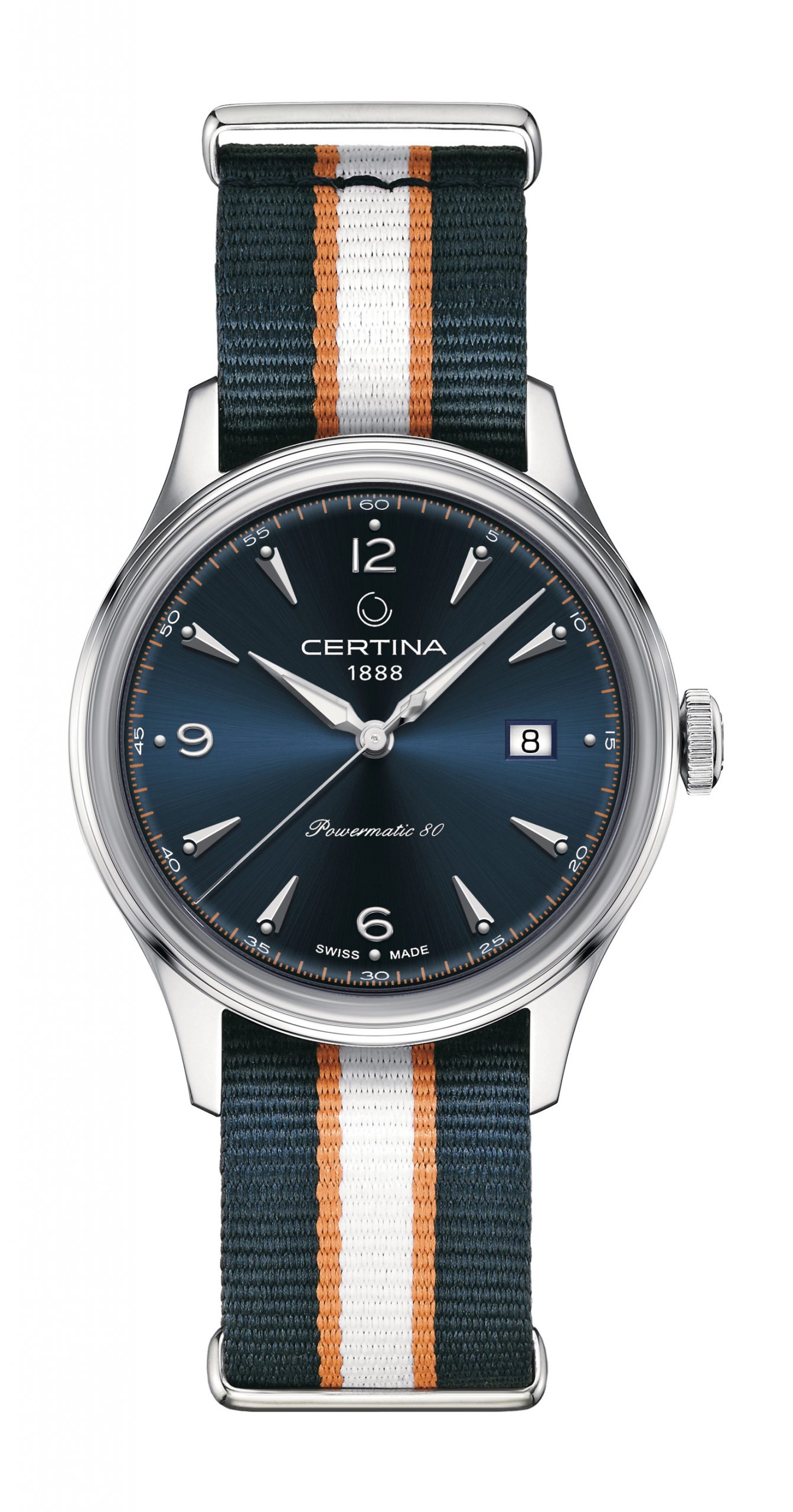 Certina DS-1 Powermatic 80 luxury timepiece - detailed view