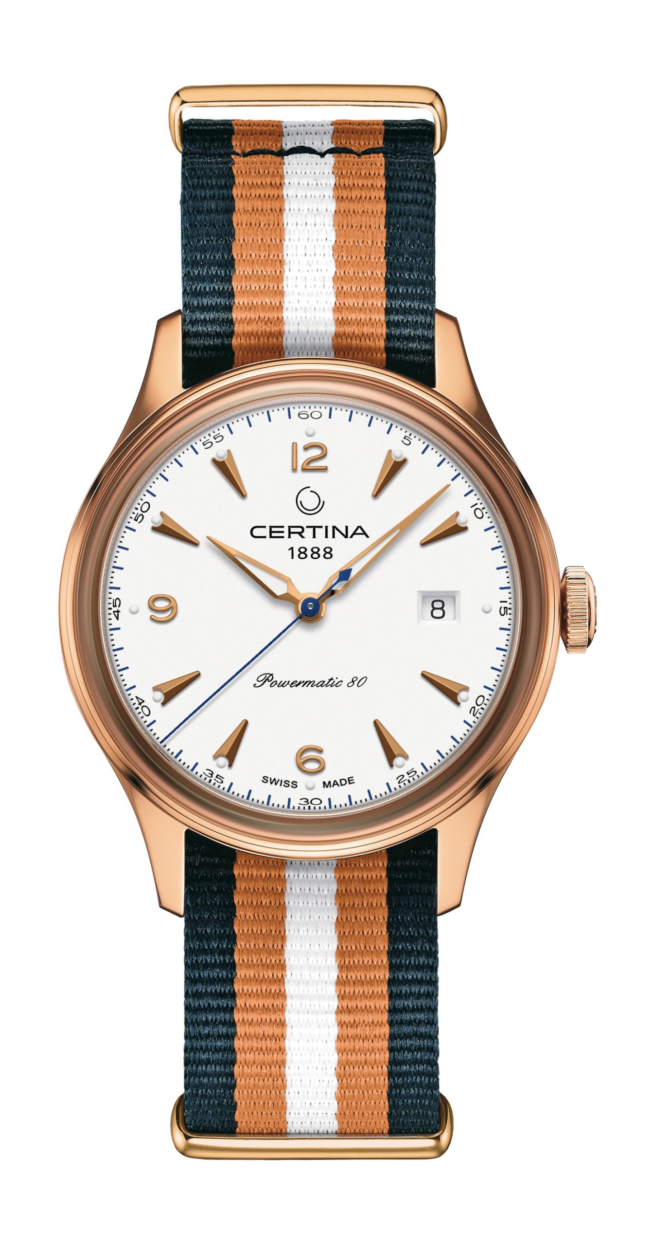 Certina DS-1 Powermatic 80 luxury timepiece - detailed view
