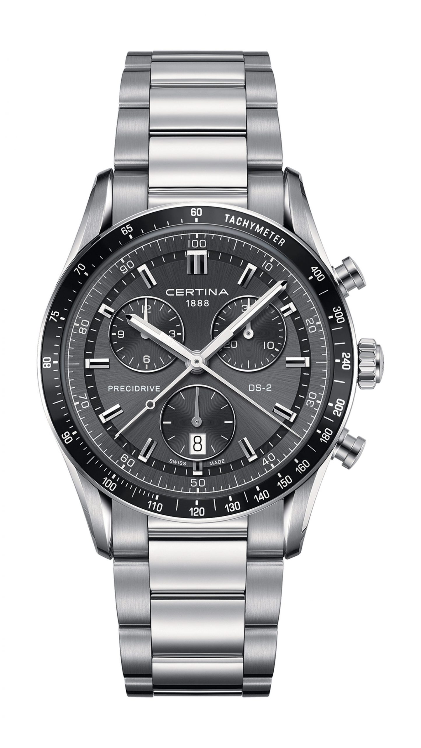 Certina DS-2 luxury timepiece - detailed view