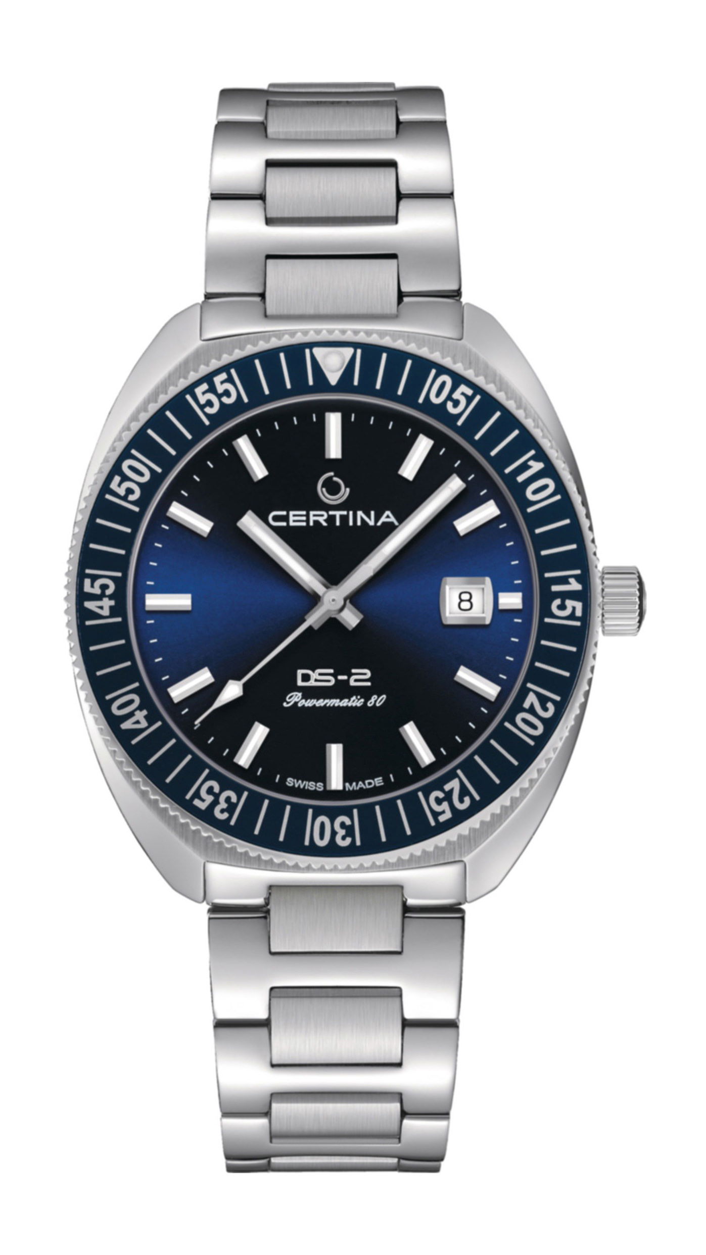 Certina DS-2 luxury timepiece - detailed view