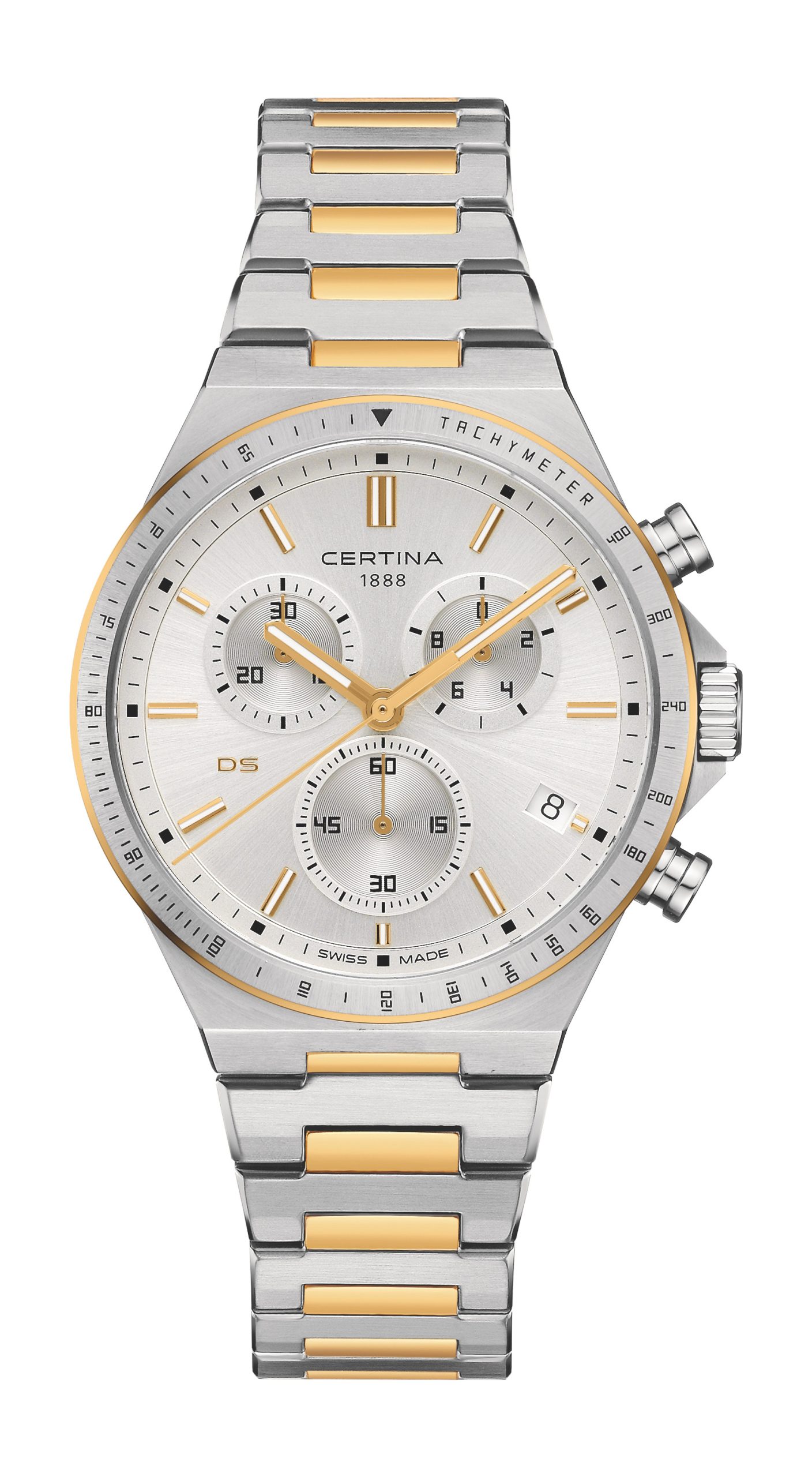 Certina DS-7 Chrono Padel Edition by Marta Ortega luxury timepiece - detailed view