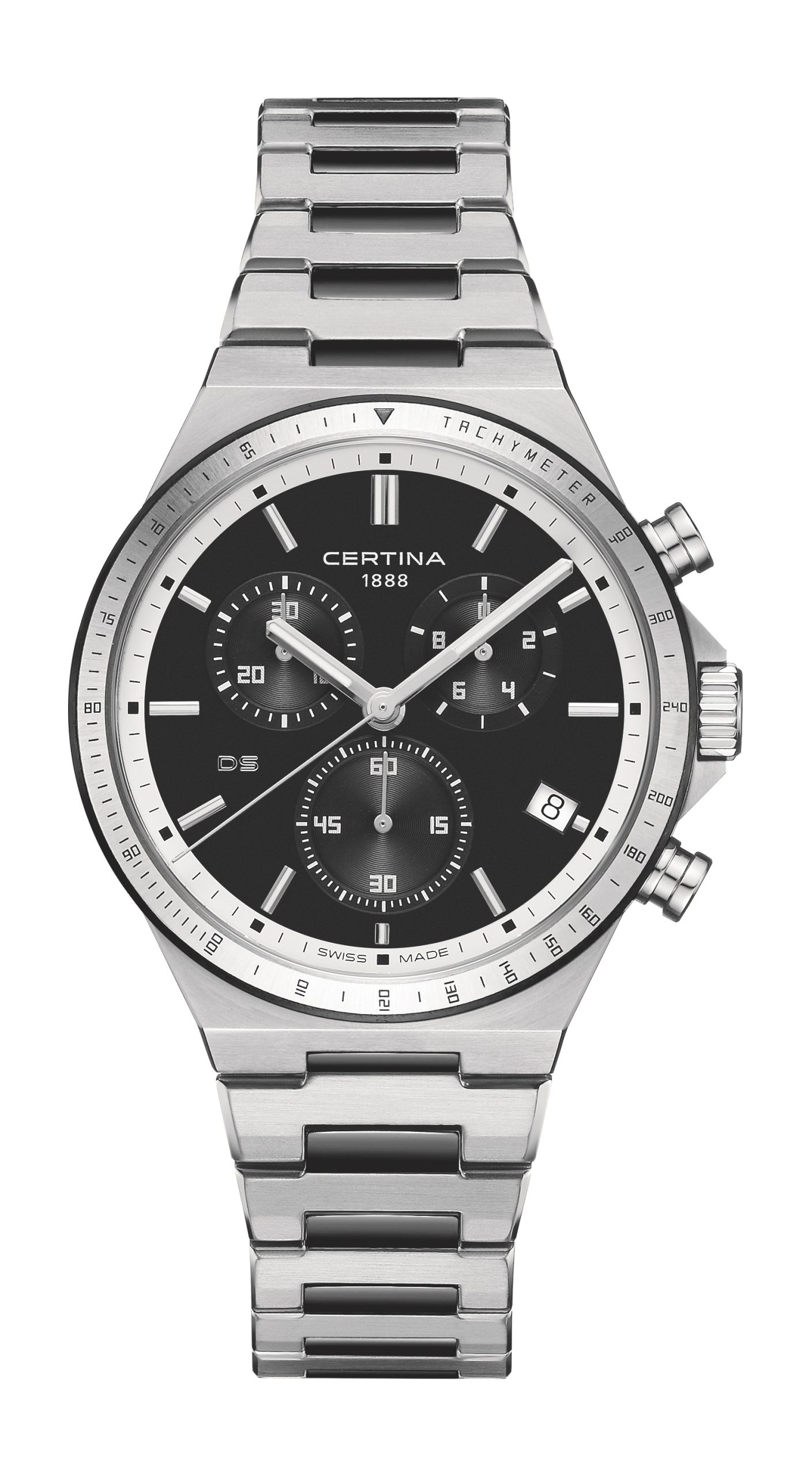 Certina DS-7 Chrono Padel Edition by Marta Ortega luxury timepiece - detailed view
