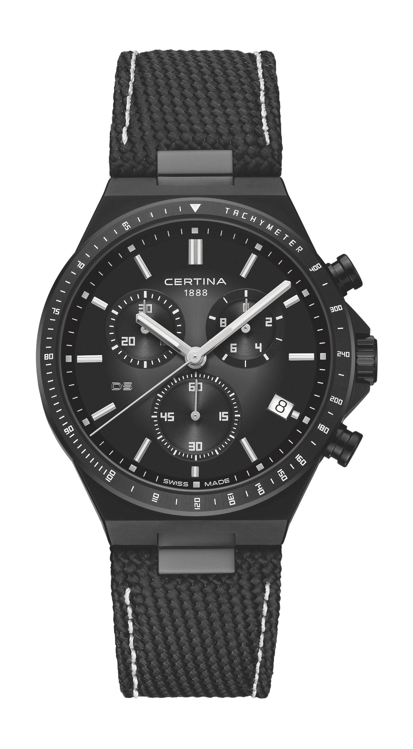 Certina DS-7 Chrono Padel Edition by Marta Ortega luxury timepiece - detailed view